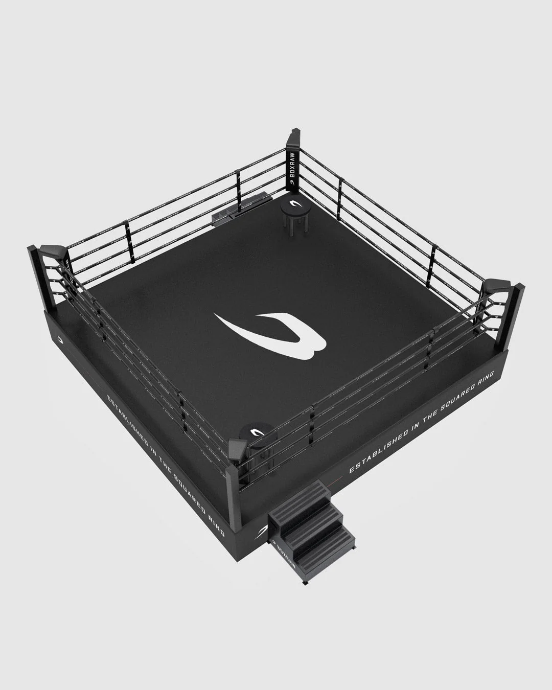 BOXRAW Boxing Ring Canvas & Dressing - Black/Classic - Image 3