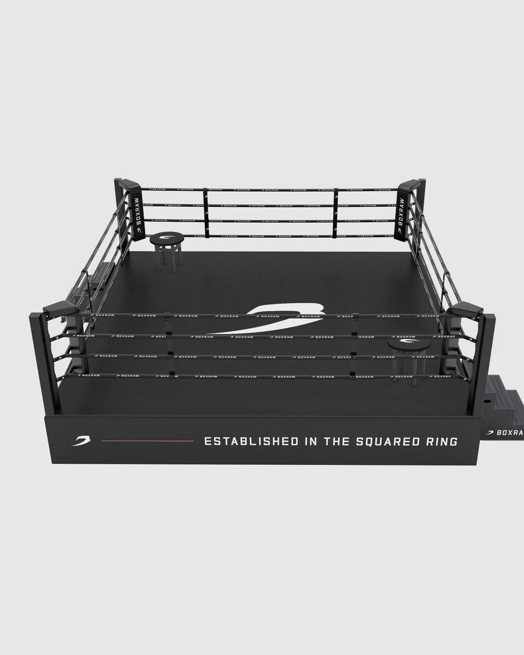 BOXRAW Boxing Ring Canvas & Dressing - Black/Classic - Image 4