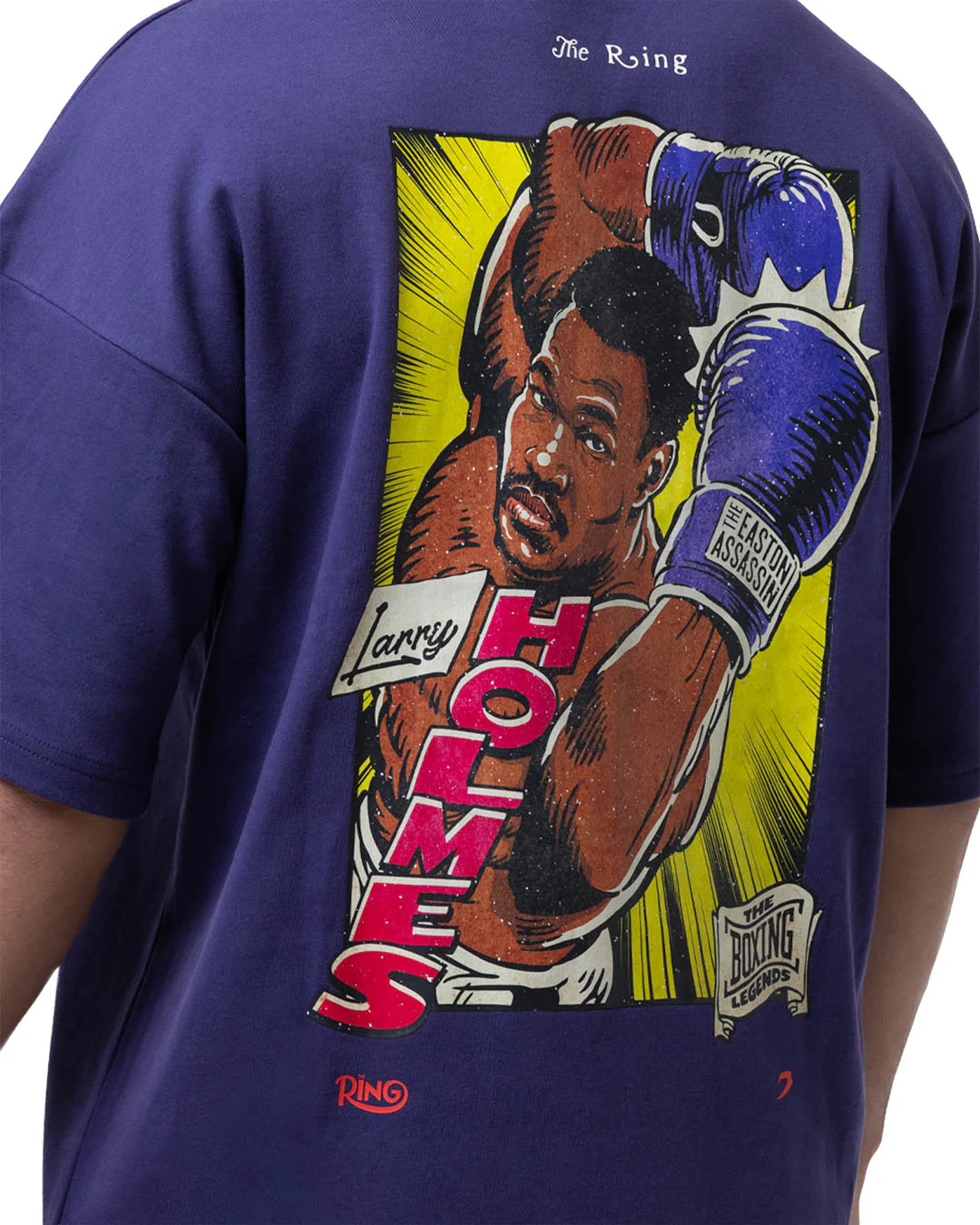 Ring x BOXRAW Larry Holmes Oversized T-Shirt - Midnight Purple - Image 6