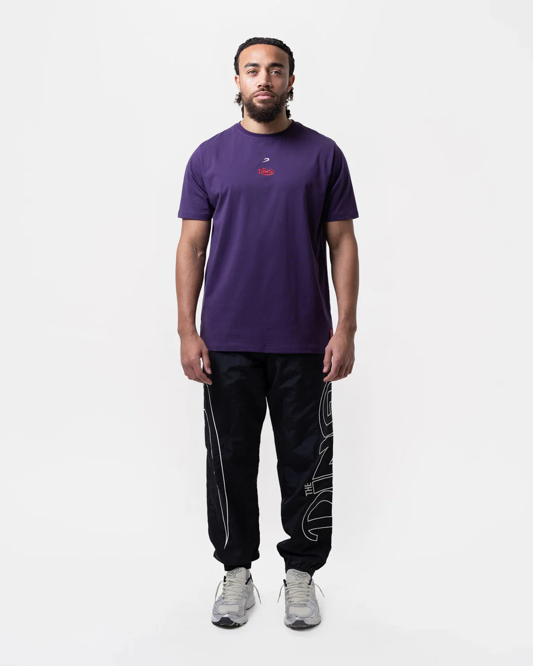 Ring x BOXRAW Larry Holmes T-Shirt - Royal Purple - Image 2