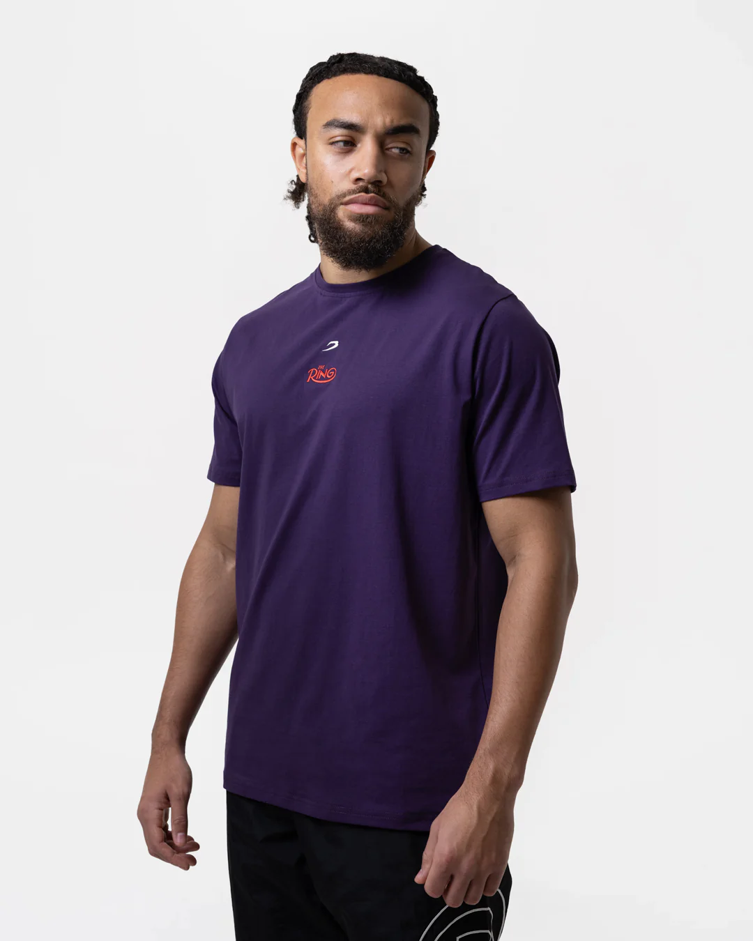 Ring x BOXRAW Larry Holmes T-Shirt - Royal Purple - Image 3