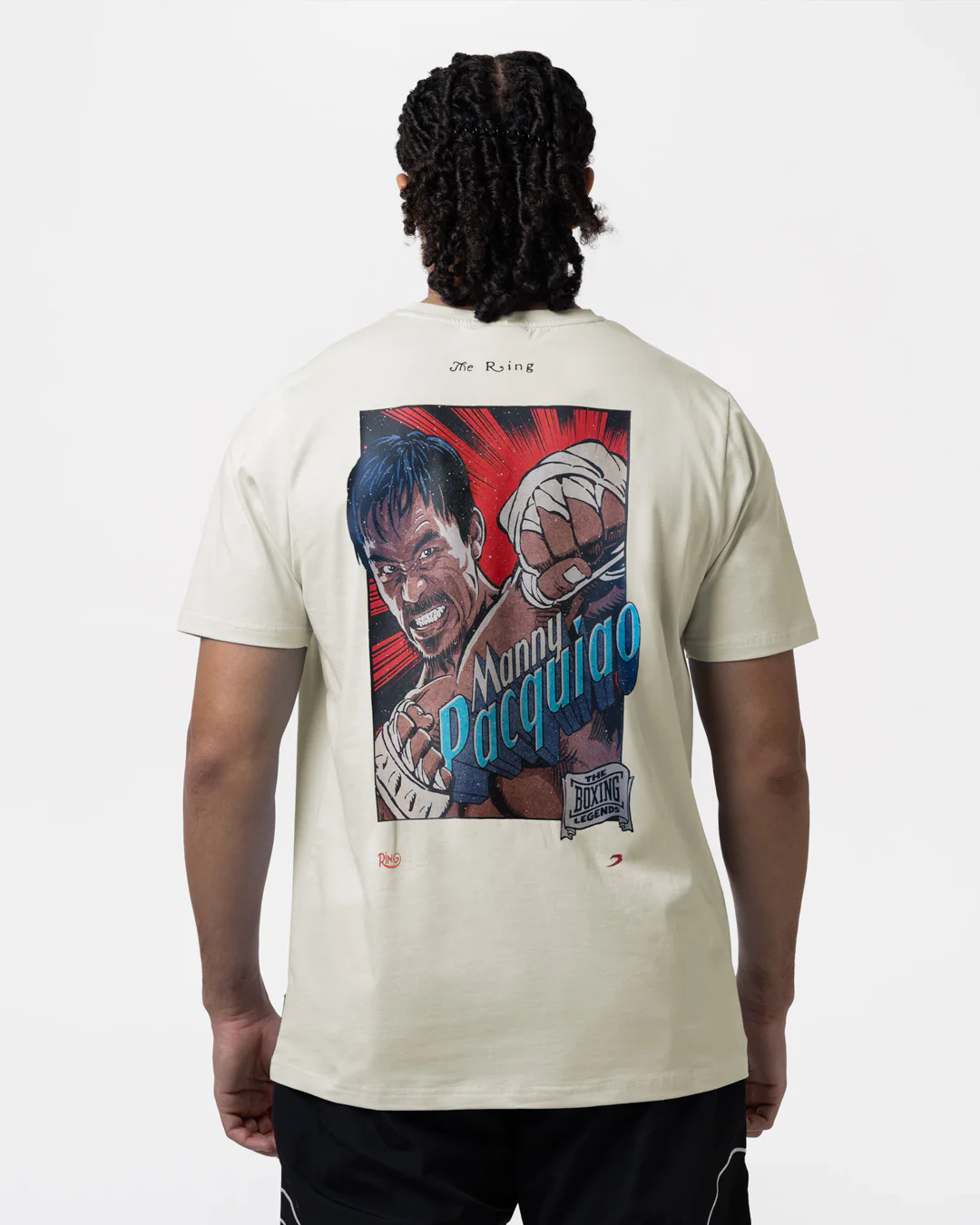 Ring x BOXRAW Manny Pacquiao T-Shirt - Cream Beige - Image 5