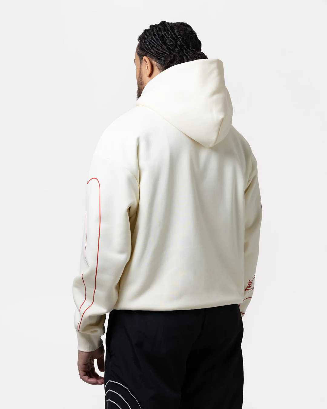 Ring x BOXRAW Oversized Hoodie - Beige - Image 5