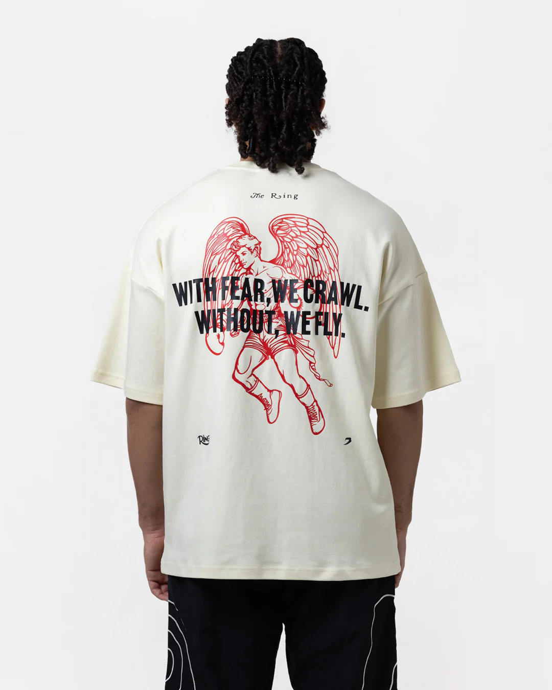 Ring x BOXRAW Oversized T-Shirt - Beige - Image 6