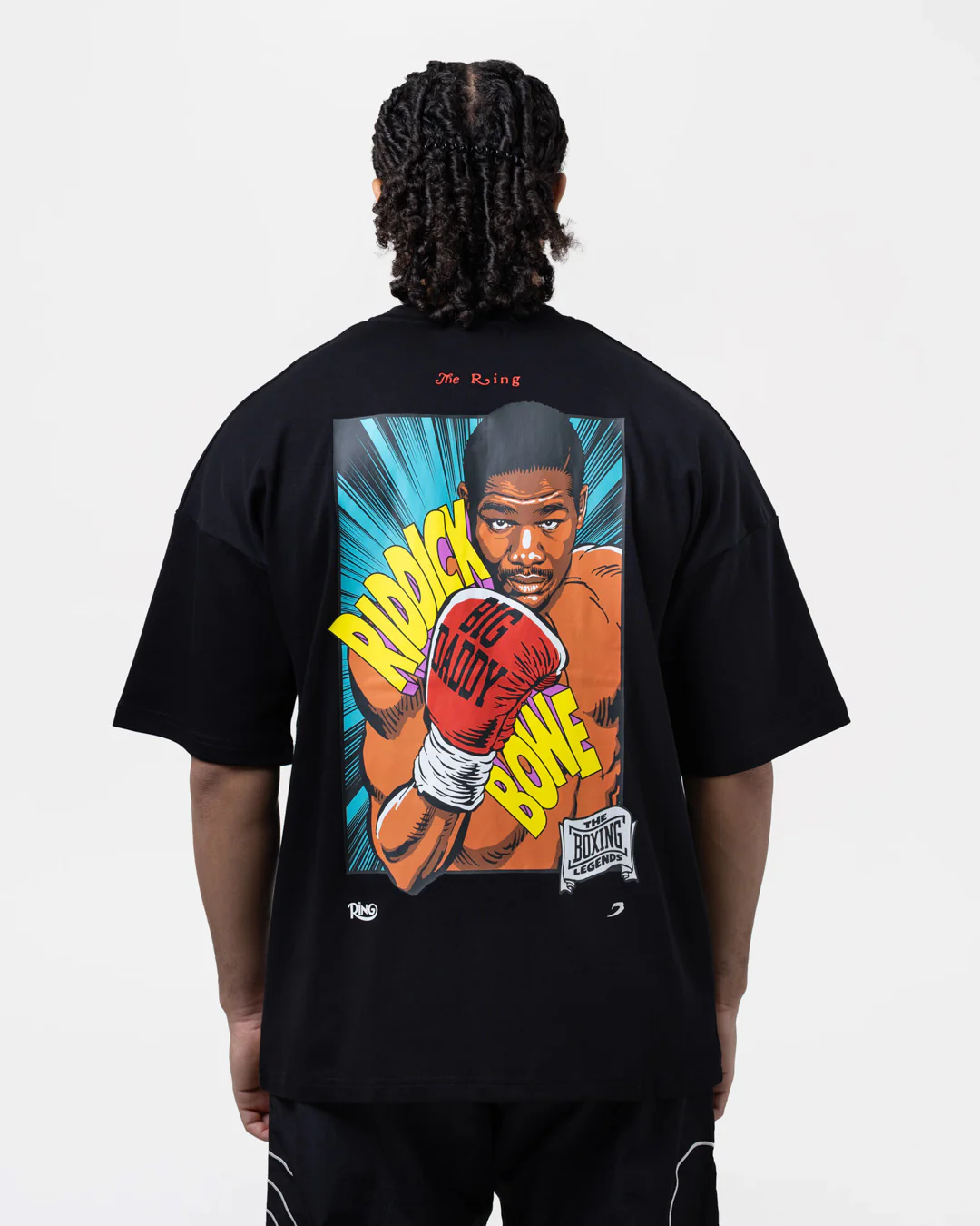 Ring x BOXRAW Riddick Bowe Oversized T-Shirt - Black - Image 5
