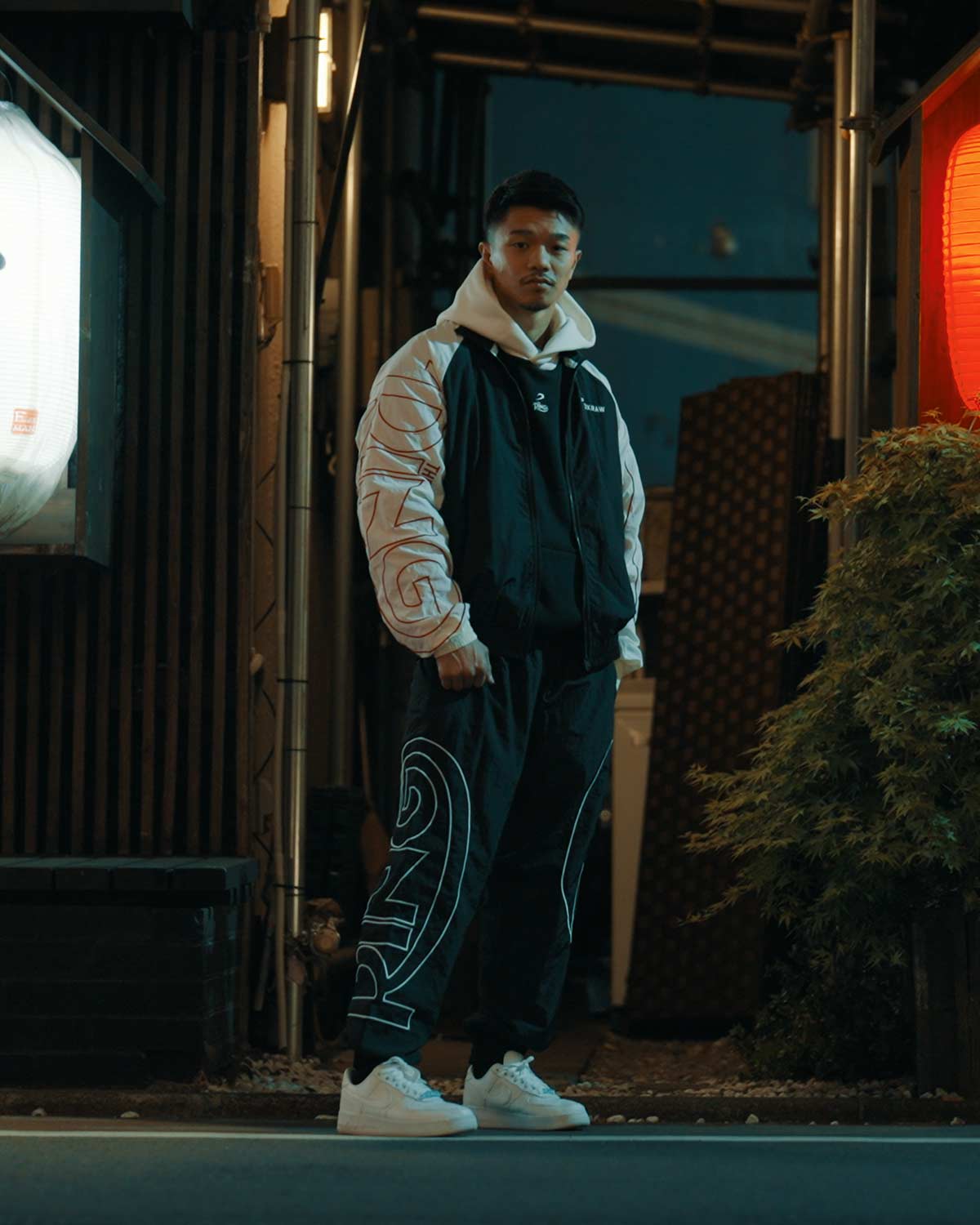 Ring x BOXRAW Track Bottoms - Black - Image 3