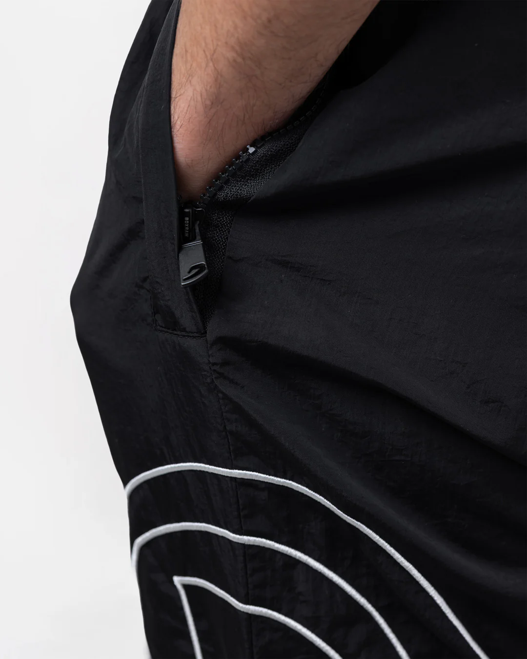 Ring x BOXRAW Track Bottoms - Black - Image 7
