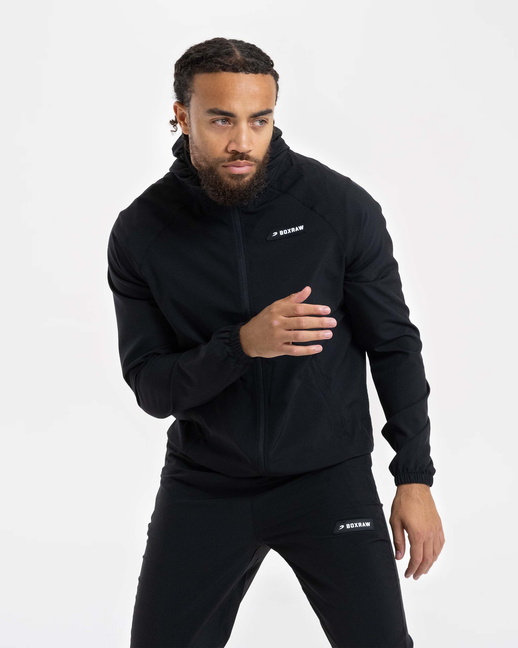 Robinson Training Jacket - Black - Image 6