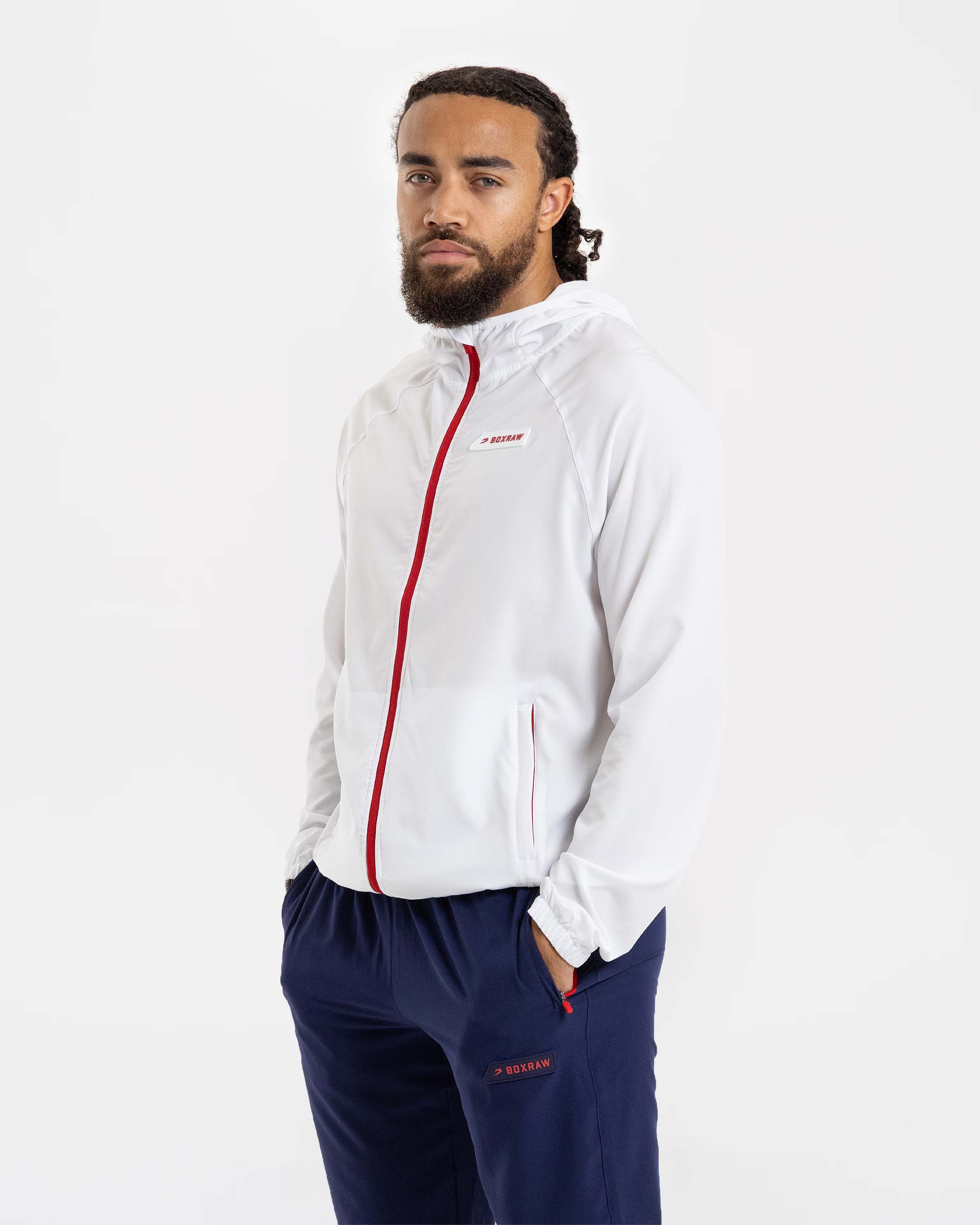 Robinson Training Jacket - White - Image 2