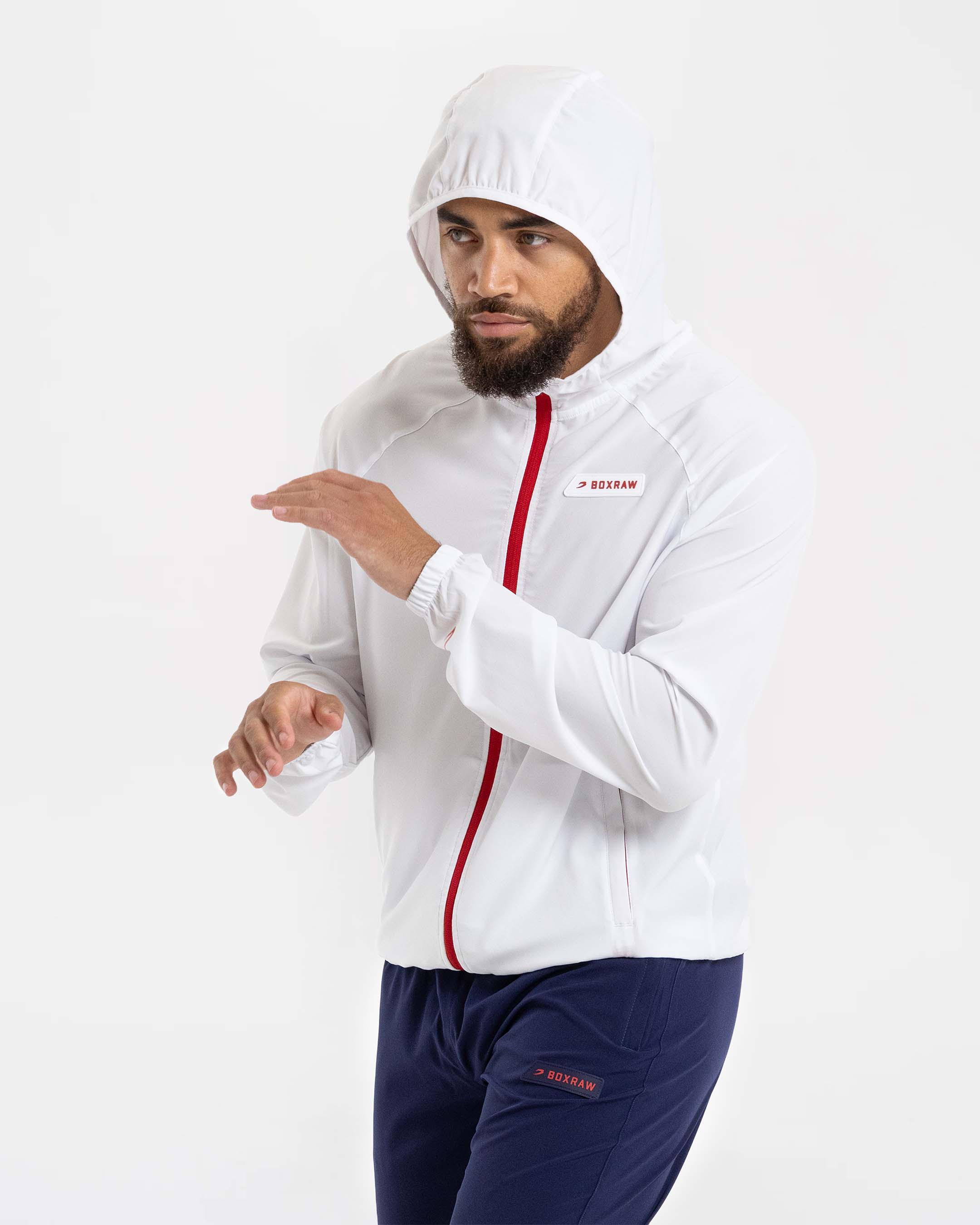 Robinson Training Jacket - White - Image 7