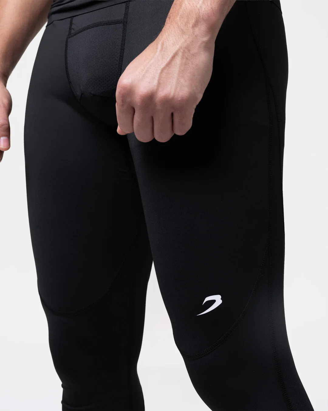 Saddler Compression Leggings - Black - Image 7