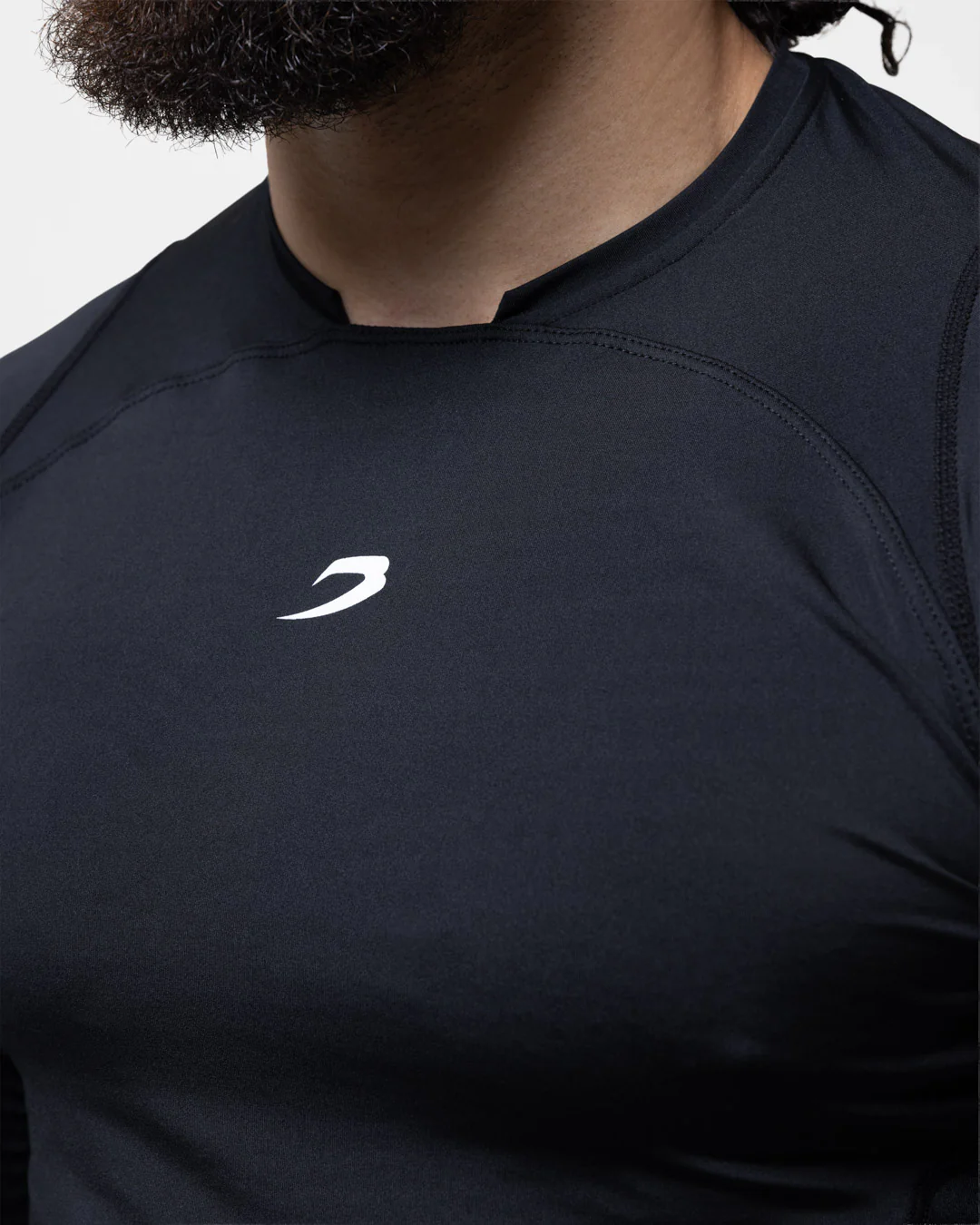 Saddler Compression Long Sleeve T-Shirt - Black - Image 9