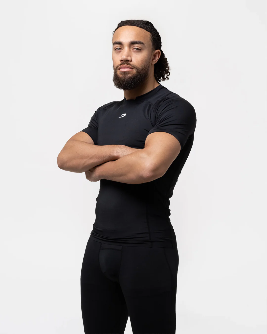 Saddler Compression T-Shirt - Black - Image 10