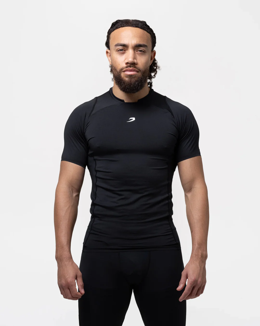 Saddler Compression T-Shirt - Black - Image 4