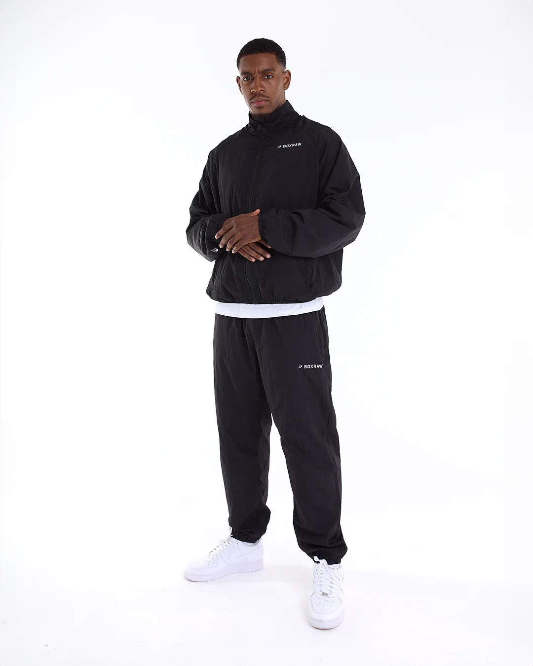 Saxton Track Jacket - Black - Image 2