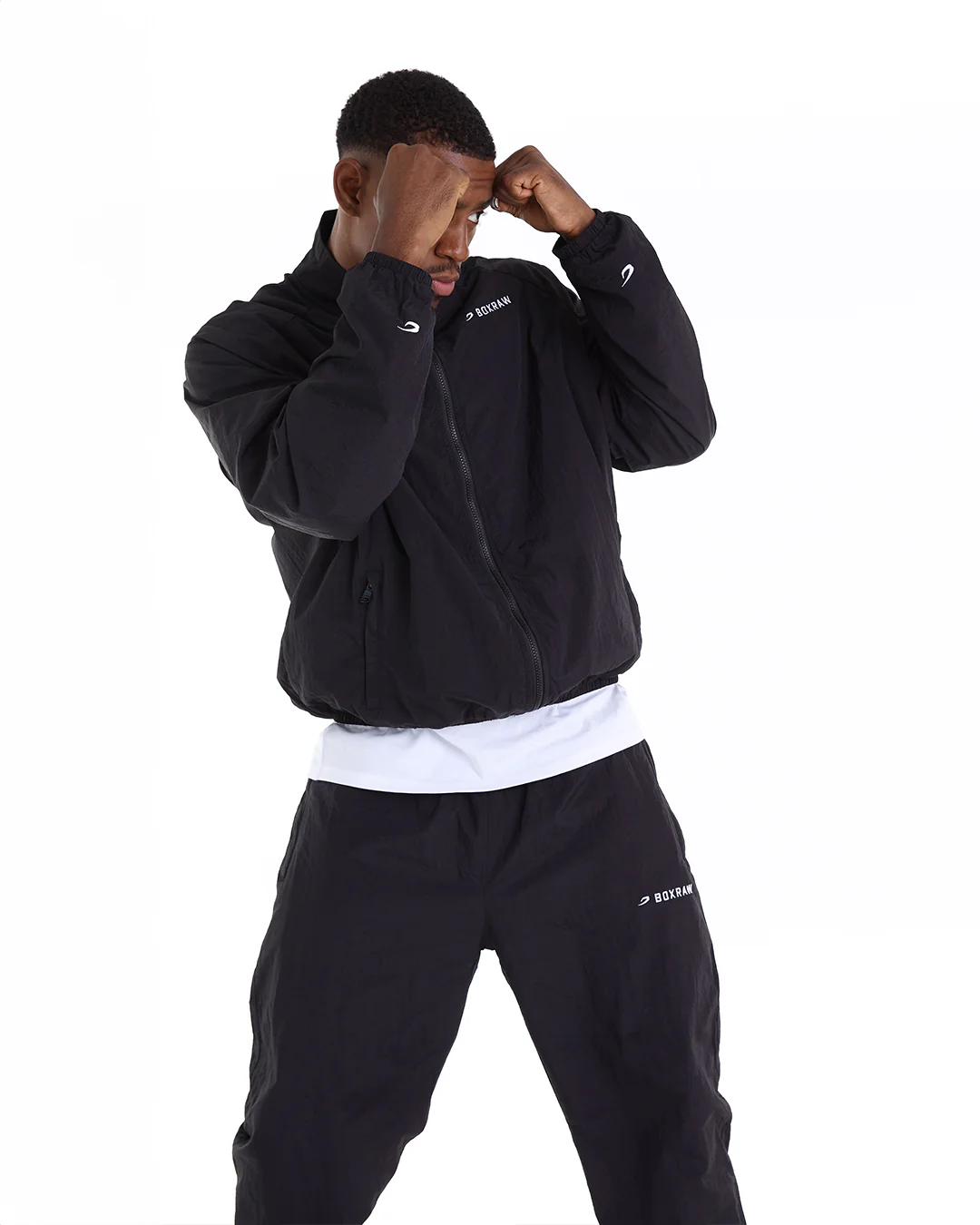 Saxton Track Jacket - Black - Image 5
