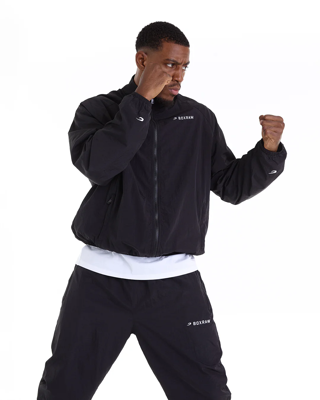 Saxton Track Jacket - Black - Image 6