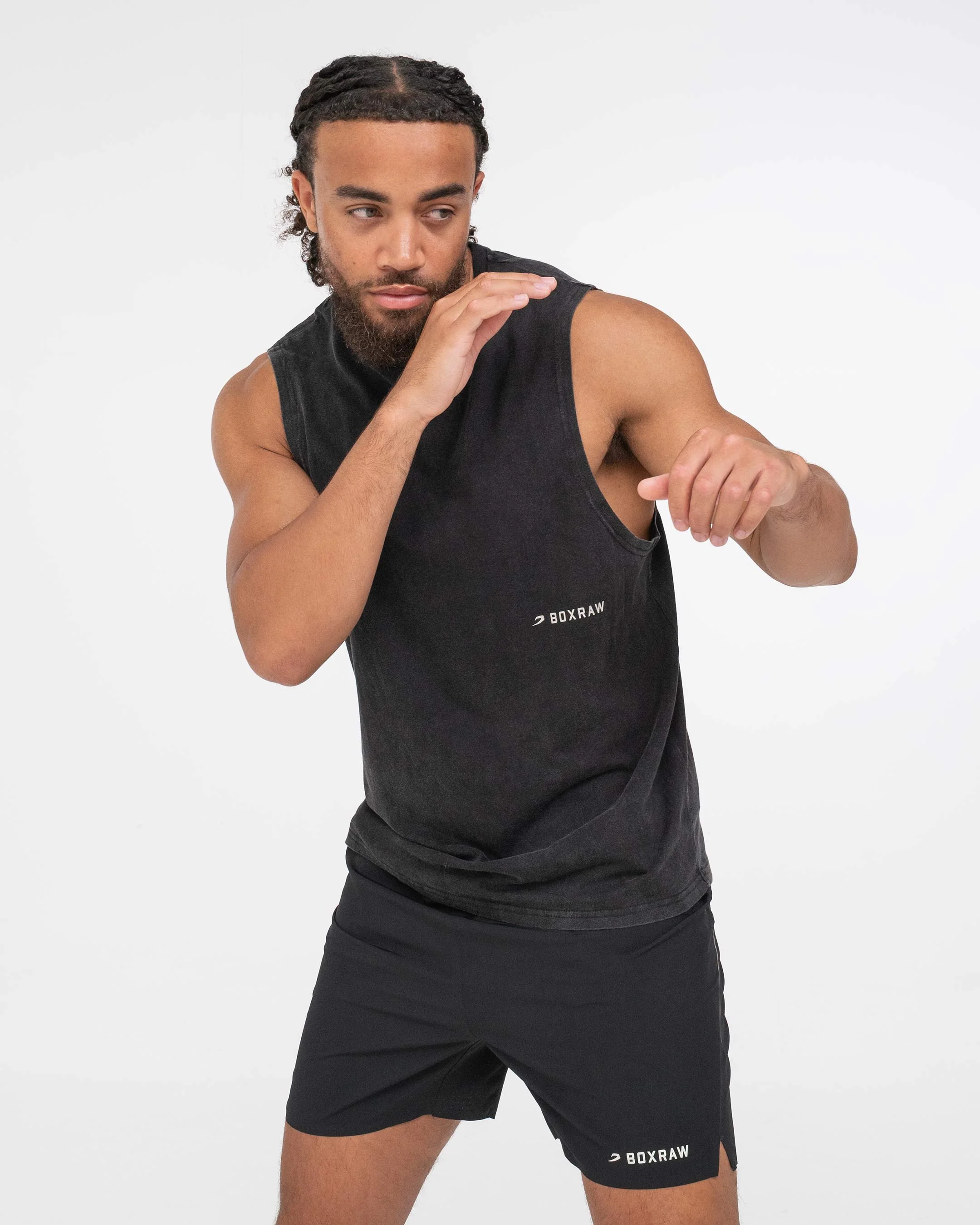 Sparring Club Muscle Tank - Washed Black - Image 5