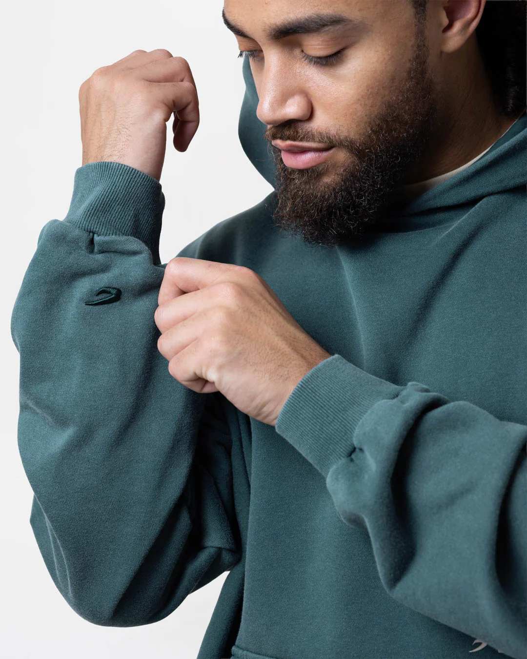 Sparring Club Oversized Hoodie - Washed Teal - Image 12