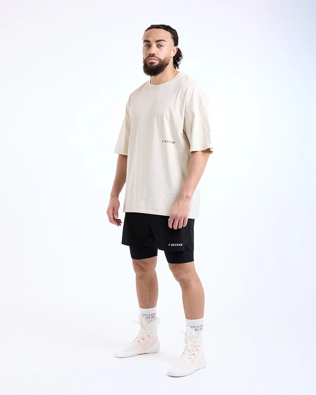 Sparring Club Oversized T-Shirt - Washed Beige - Image 2
