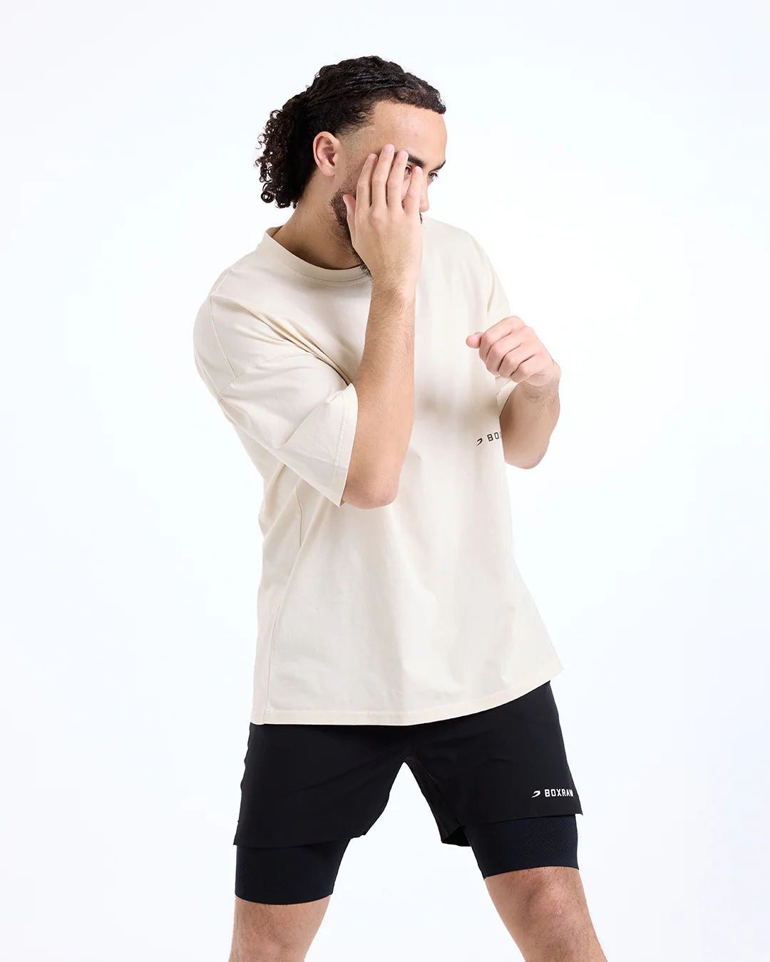 Sparring Club Oversized T-Shirt - Washed Beige - Image 6