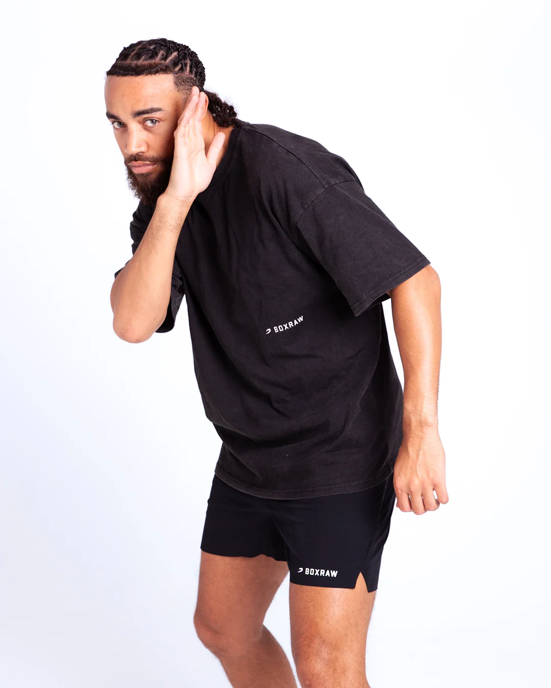 Sparring Club Oversized T-Shirt - Washed Black - Image 10