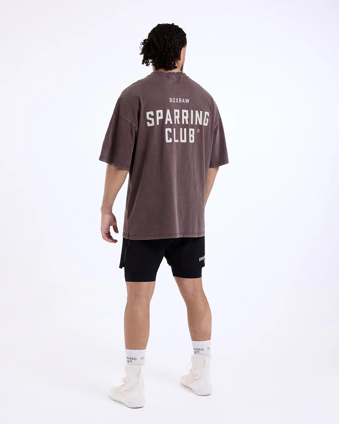 Sparring Club Oversized T-Shirt - Washed Brown - Image 10