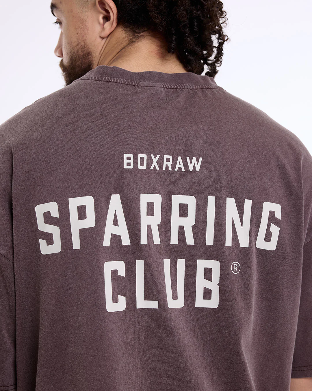 Sparring Club Oversized T-Shirt - Washed Brown - Image 9