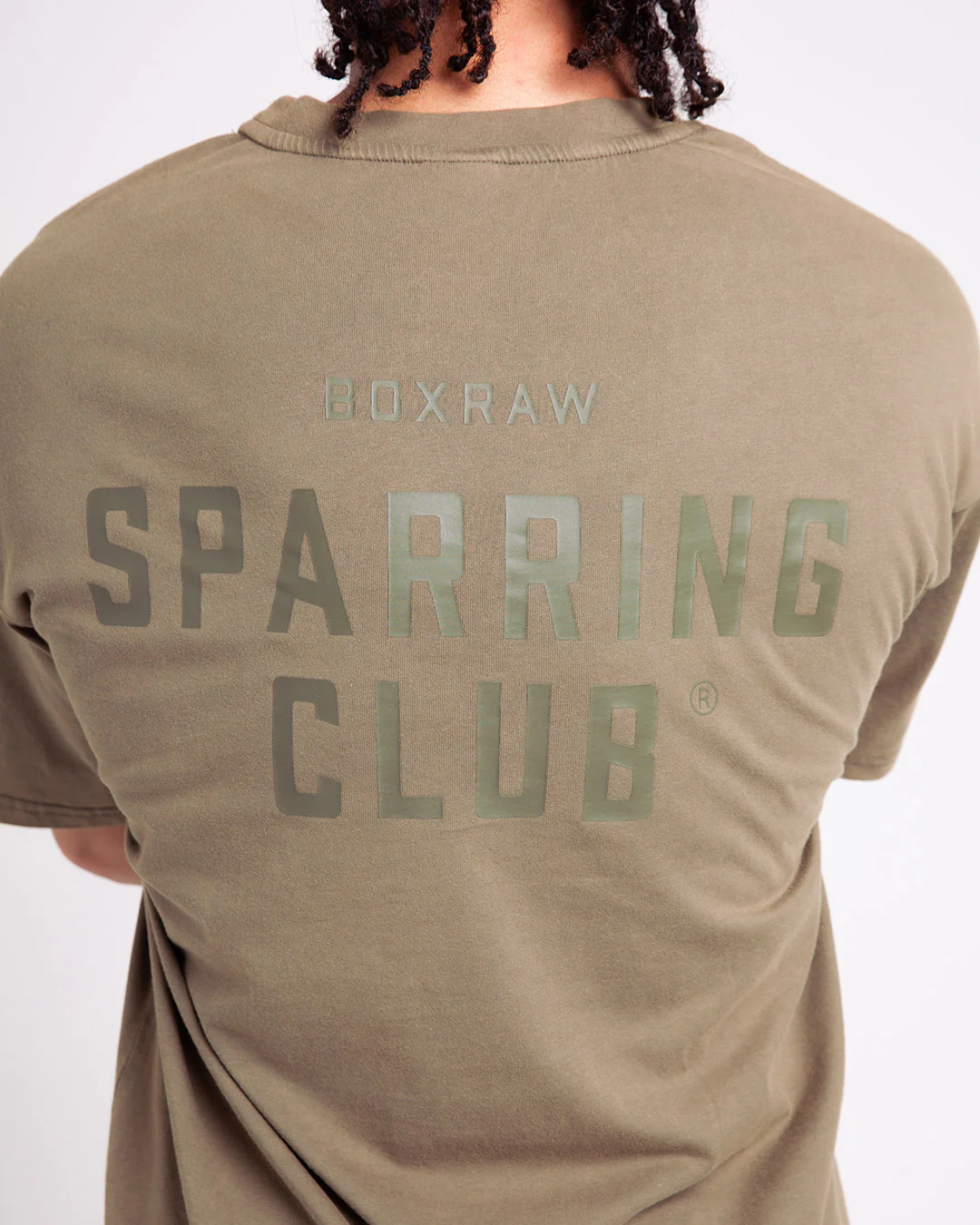 Sparring Club Oversized T-Shirt - Washed Olive - Image 7