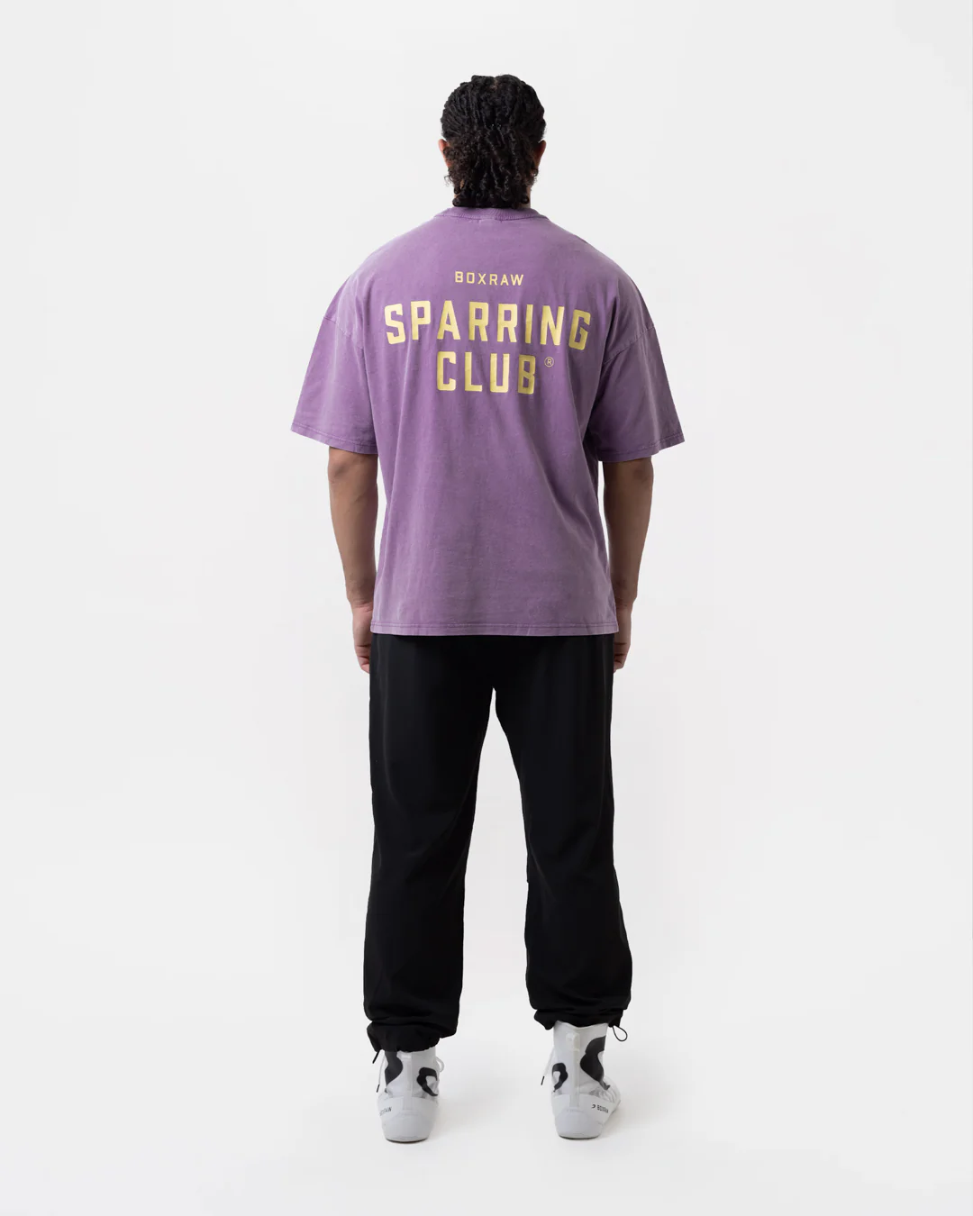 Sparring Club Oversized T-Shirt - Washed Purple - Image 9