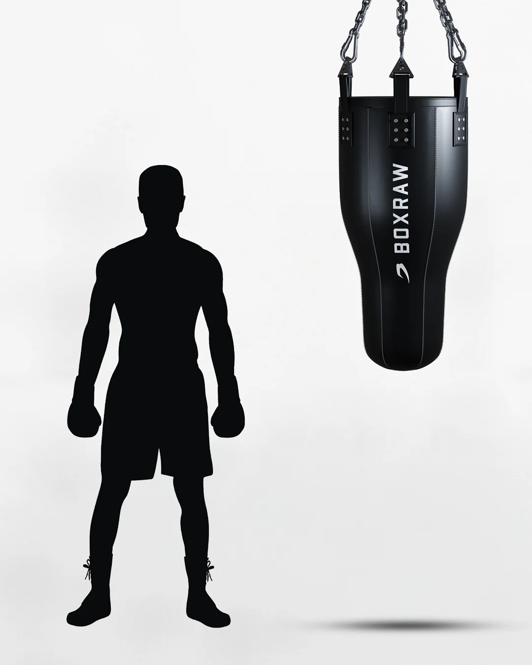 BOXRAW 3.5ft Spitzer Bag - Black/130lb - Image 5
