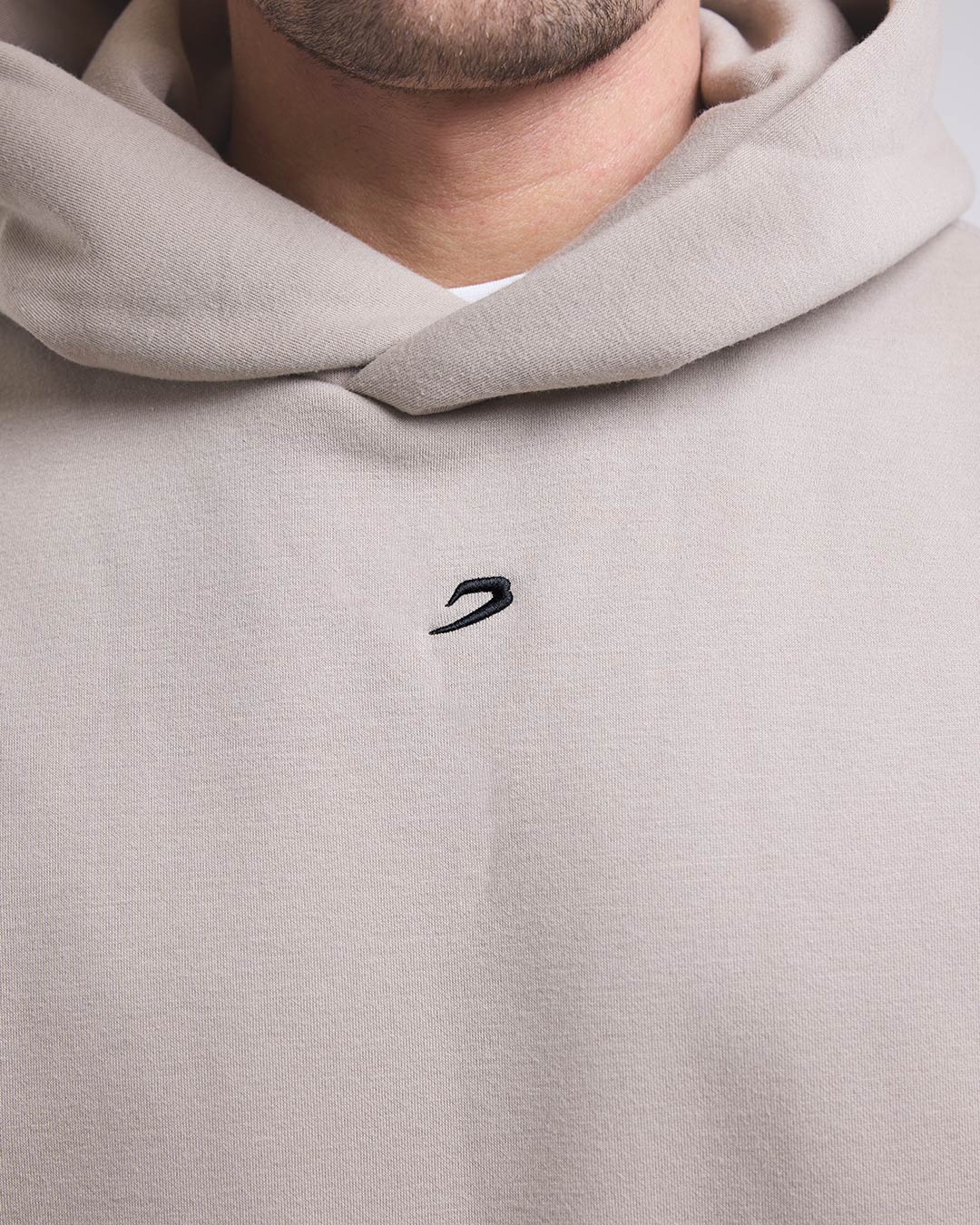 Strike Oversized Hoodie - Stone - Image 6