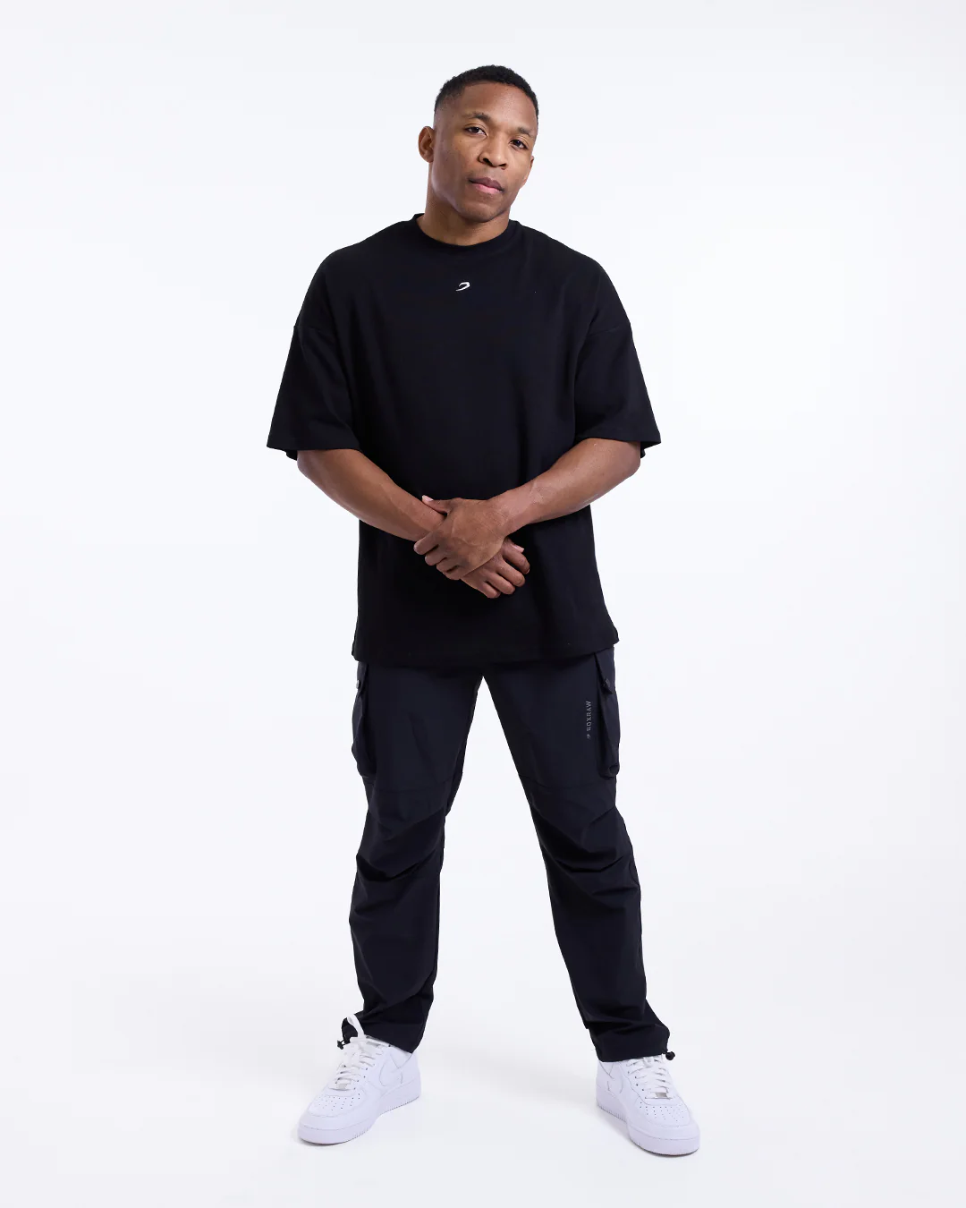 Strike Oversized T-Shirt - Black - Image 2