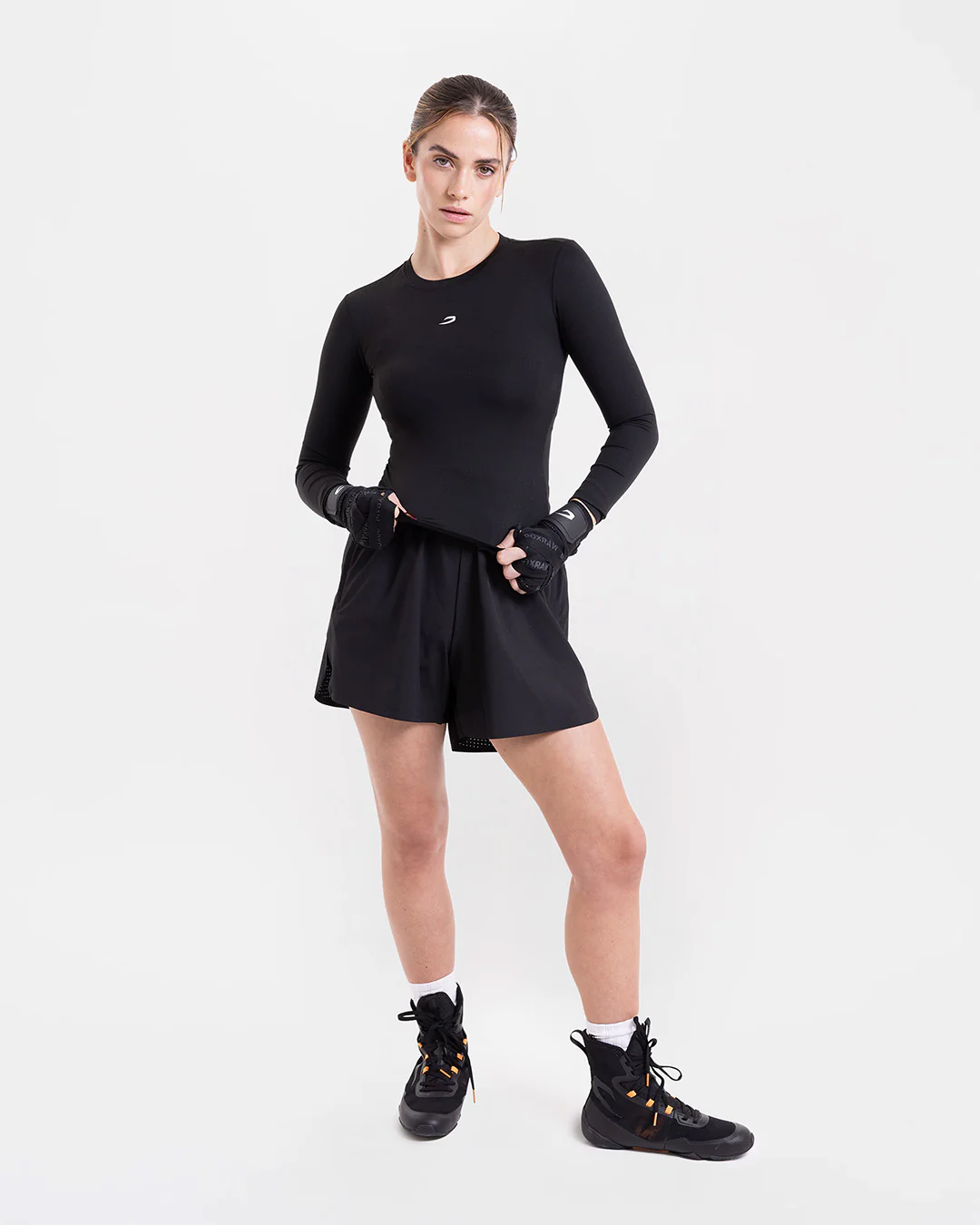 Tammy Long Sleeve T-Shirt - Black - Image 2