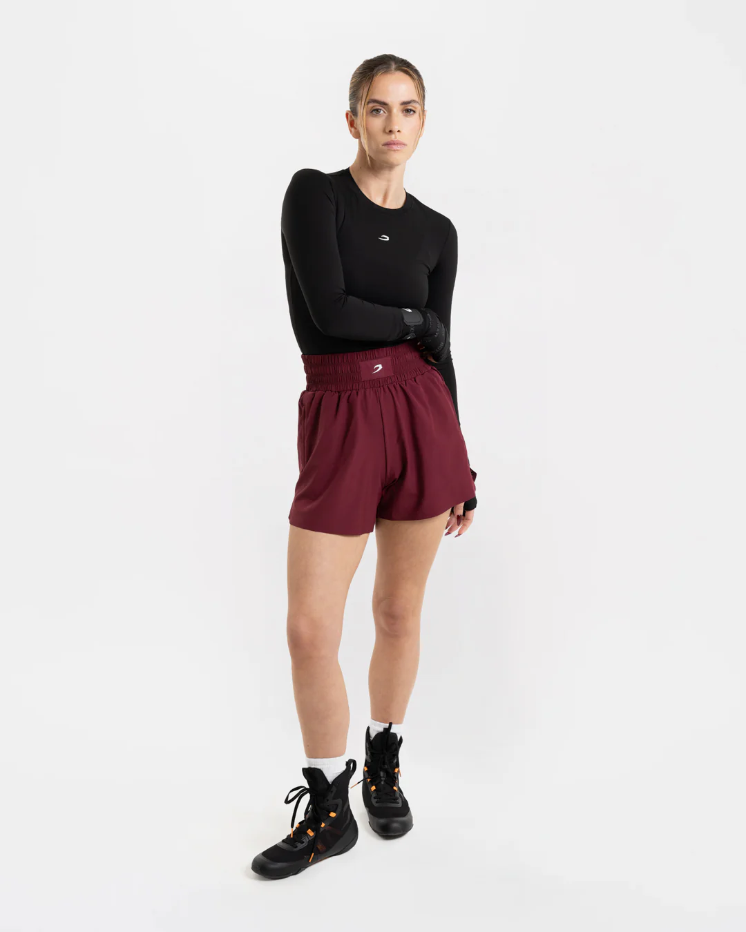 Tammy Shorts - Burgundy - Image 2