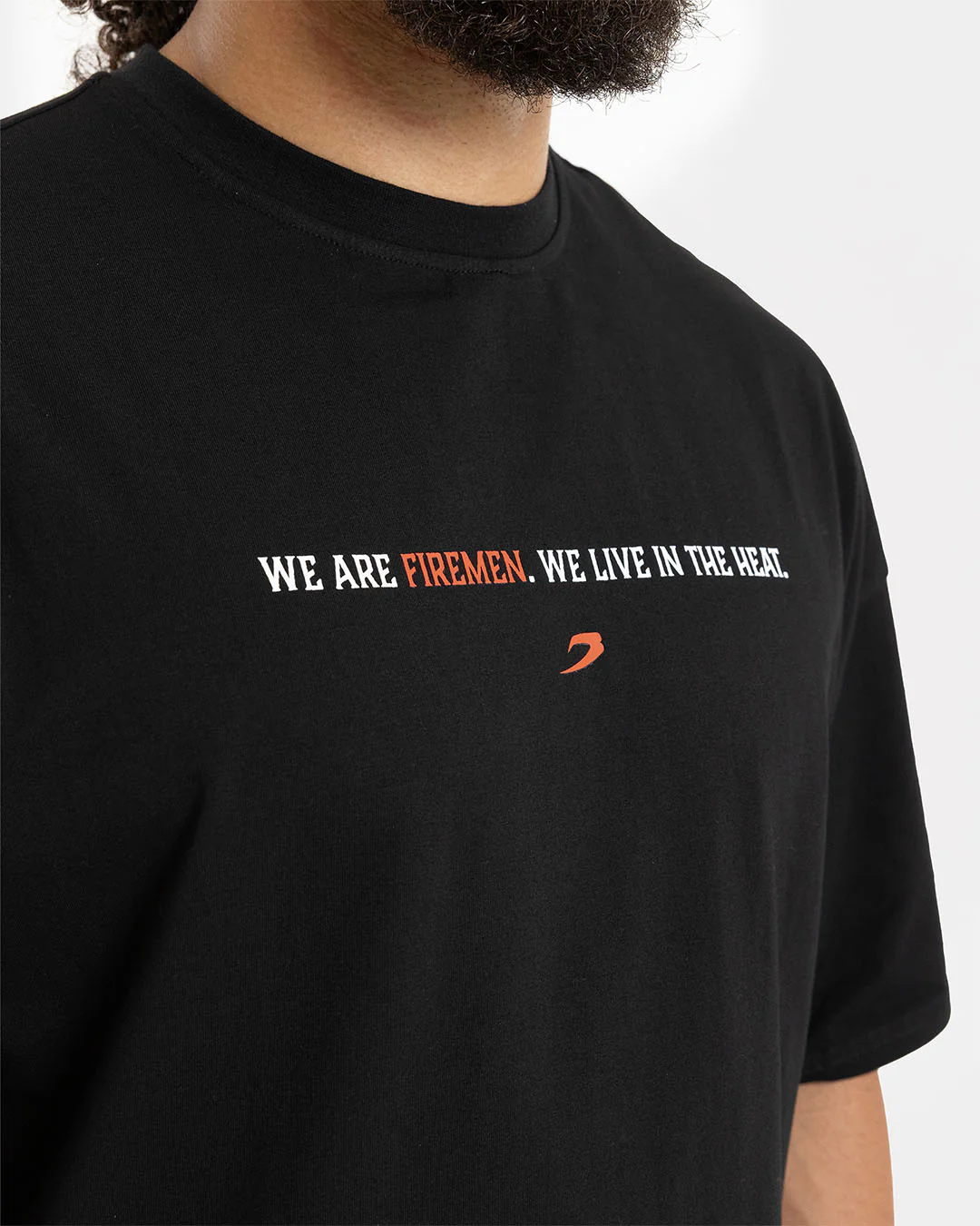Teddy Atlas Firemen Oversized T-Shirt - Black - Image 8