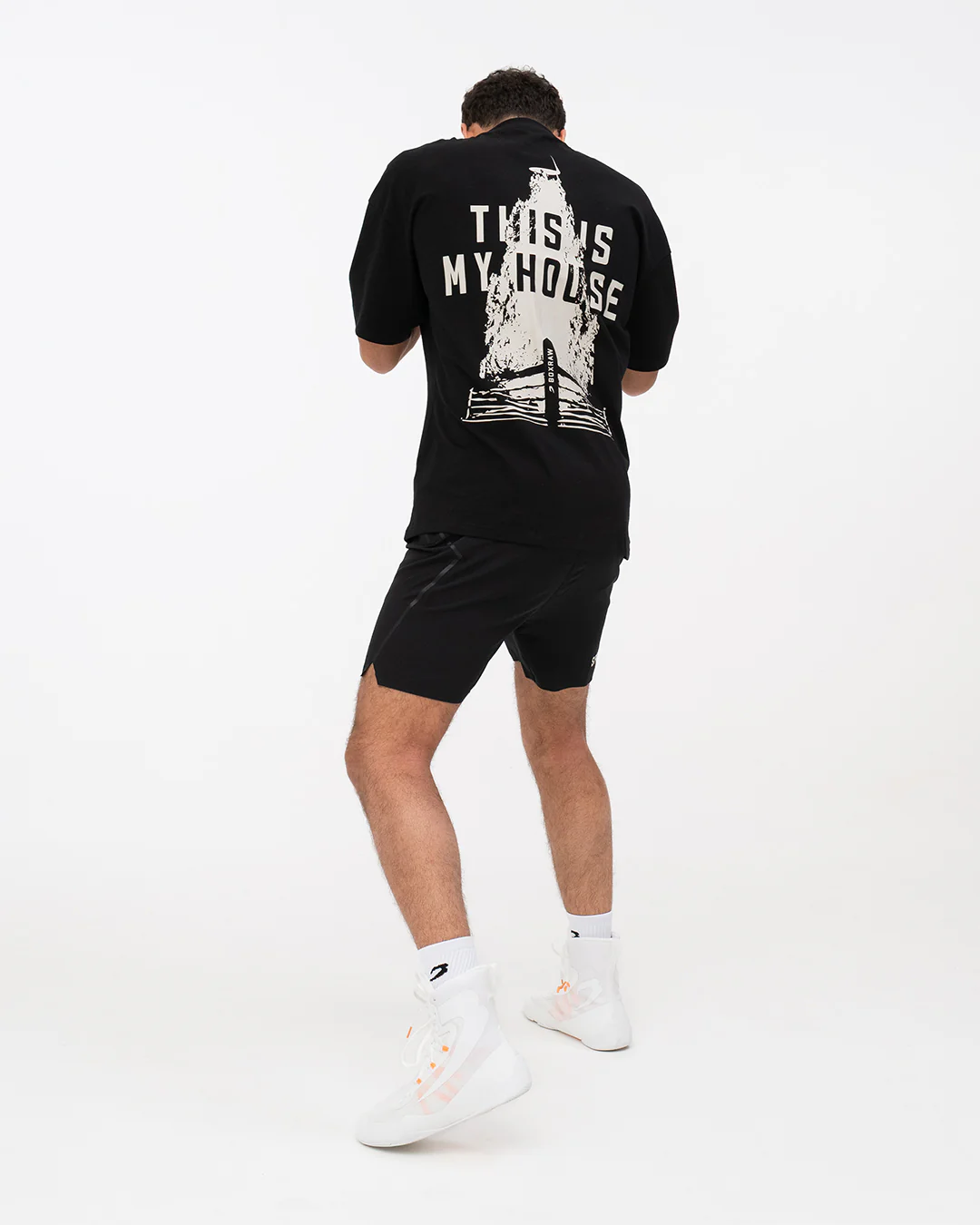 This Is My House Oversized T-Shirt - Black - Image 4