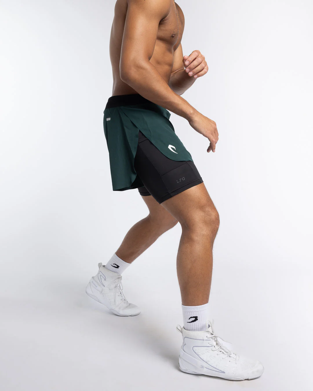 Tunero 2-in-1 Shorts - Green - Image 5