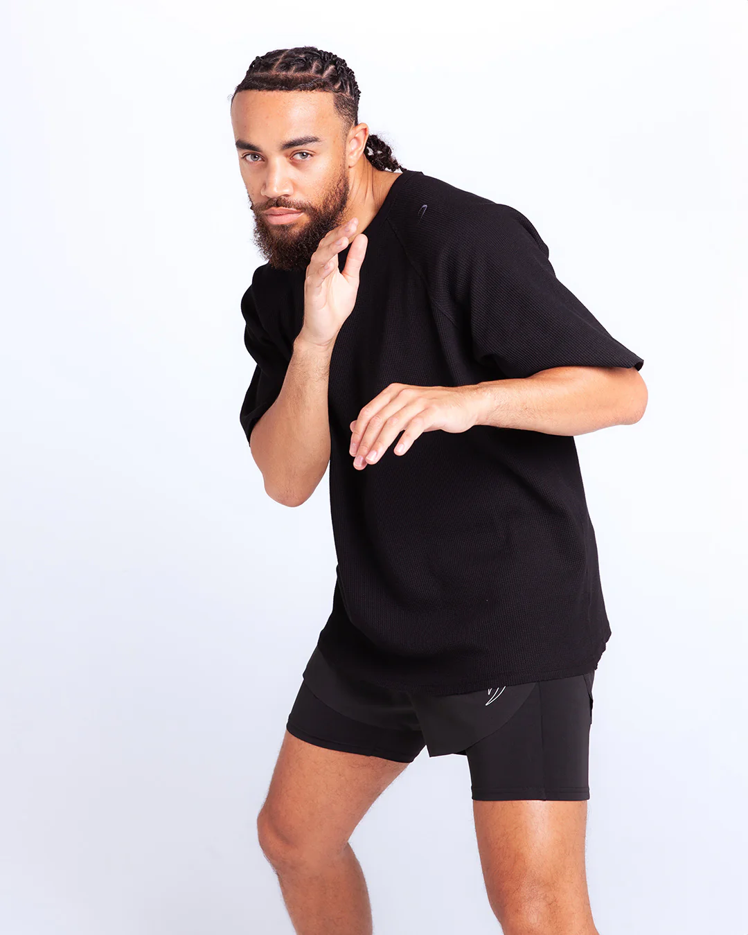 Tunero Raw Edge T-Shirt - Black - Image 4