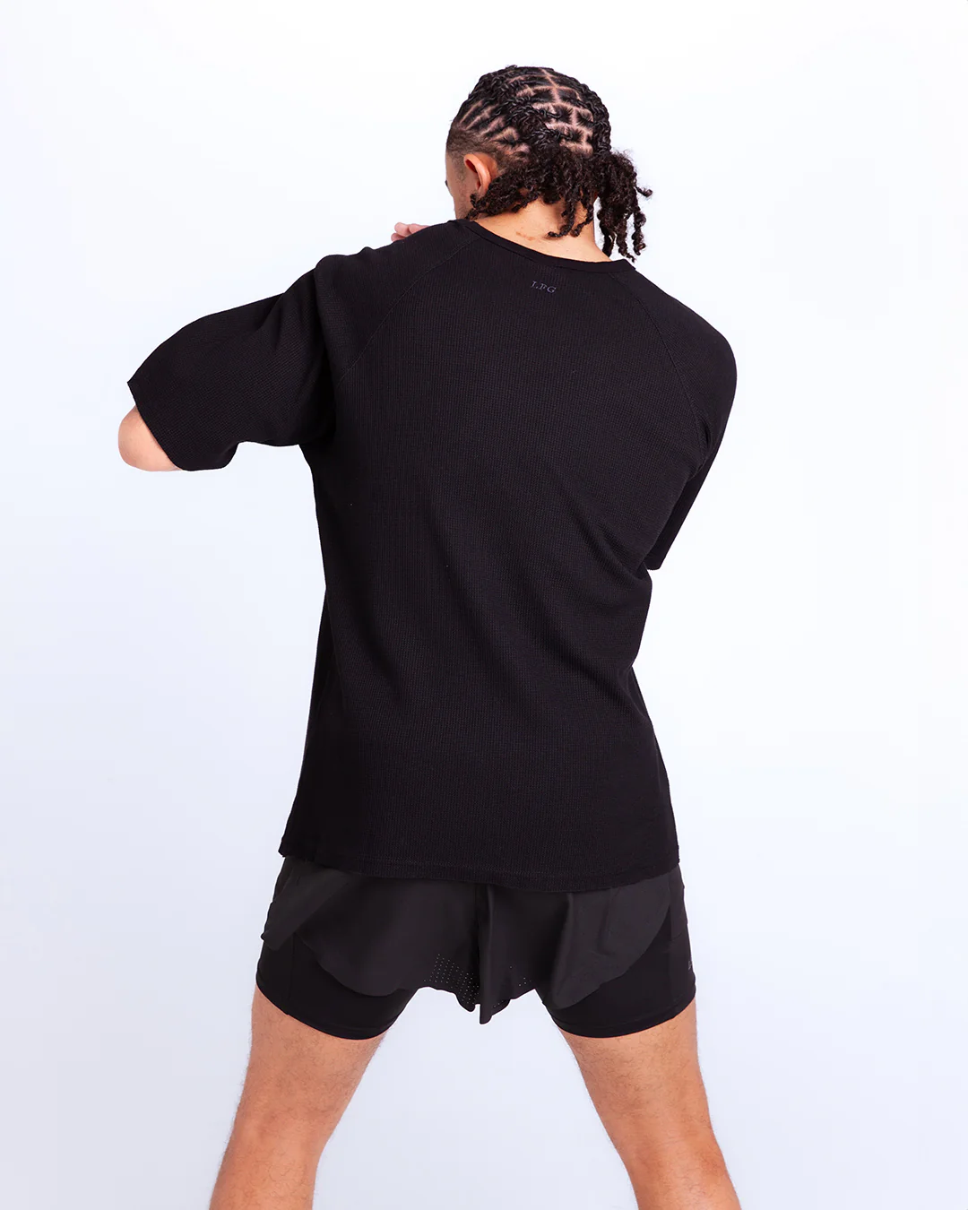 Tunero Raw Edge T-Shirt - Black - Image 5