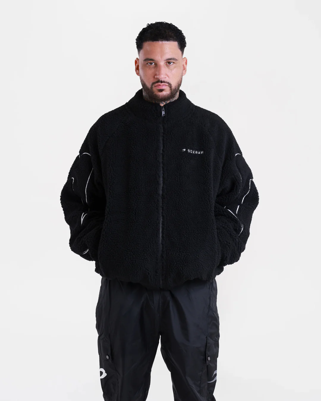 Tunero Sherpa Jacket - Black - Image 3