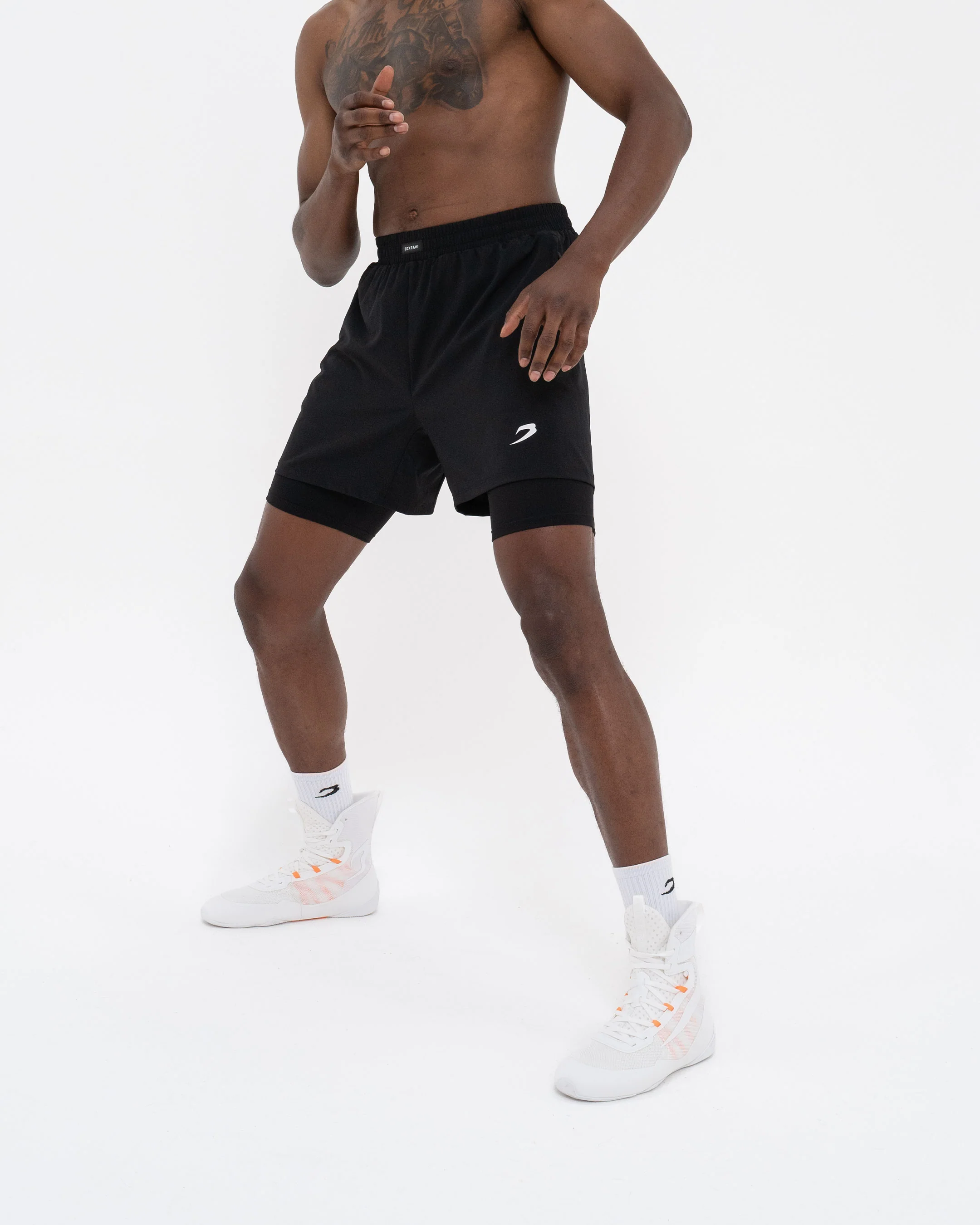 Valdes 2-in-1 Shorts - Black - Image 3
