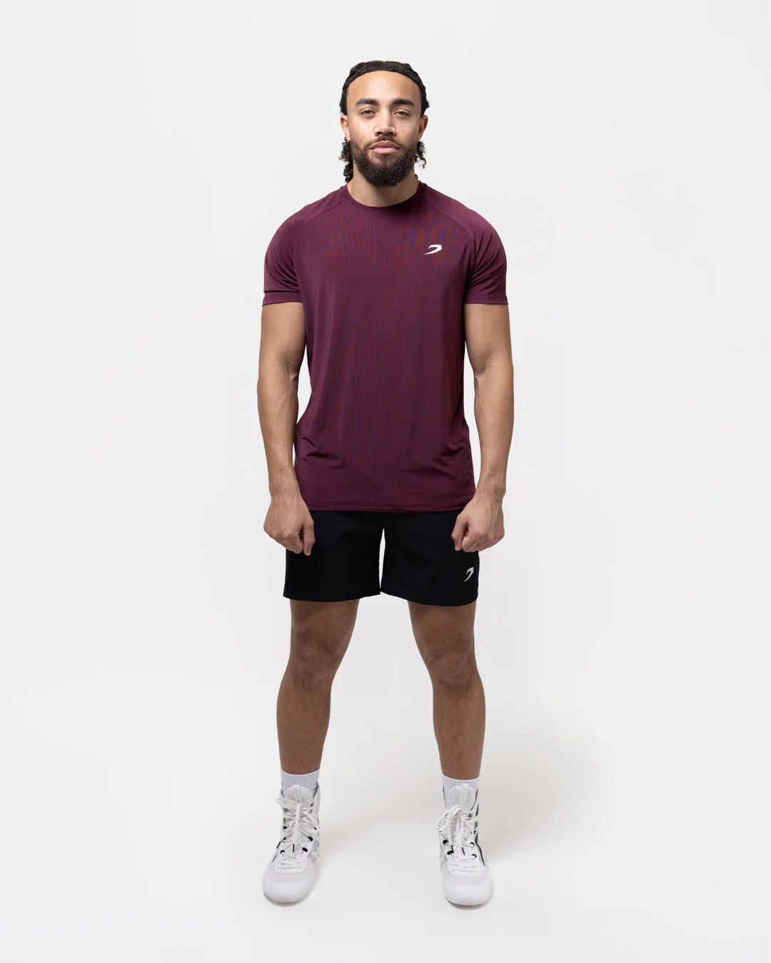 Valdes T-Shirt - Burgundy - Image 2