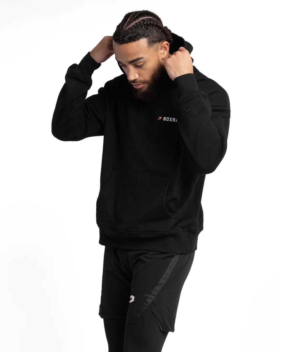 We Don't Play Boxing Oversized Hoodie - Black - Image 5