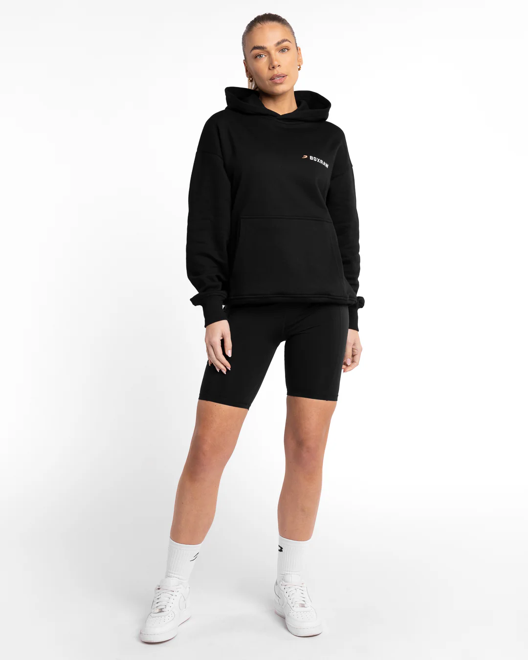 We Don't Play Boxing Oversized Hoodie - Black - Image 3