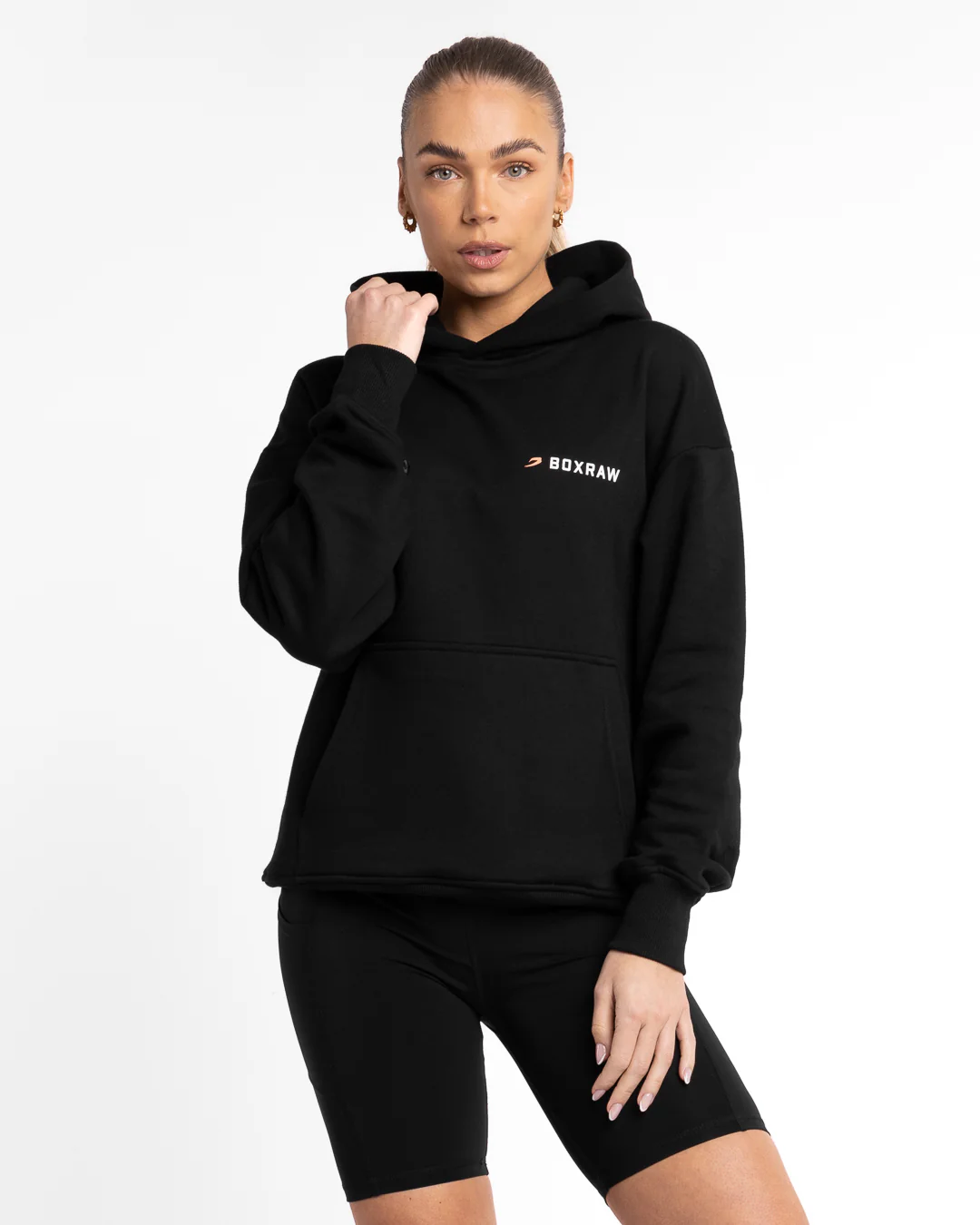 We Don't Play Boxing Oversized Hoodie - Black - Image 5
