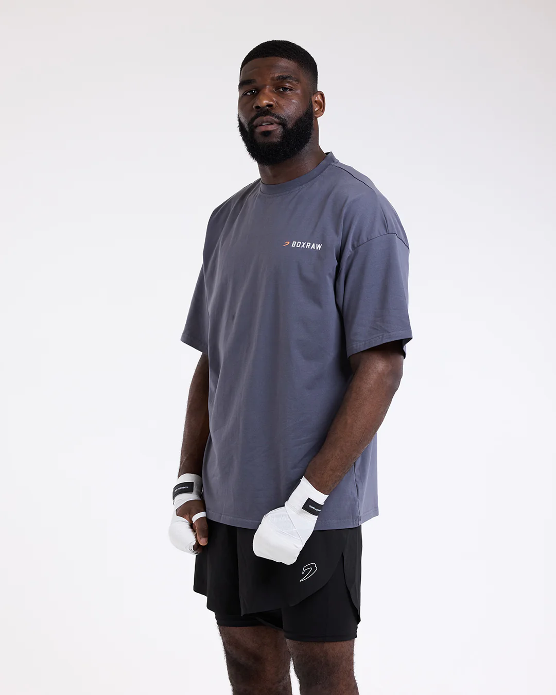 We Don't Play Boxing Oversized T-Shirt - Charcoal - Image 3