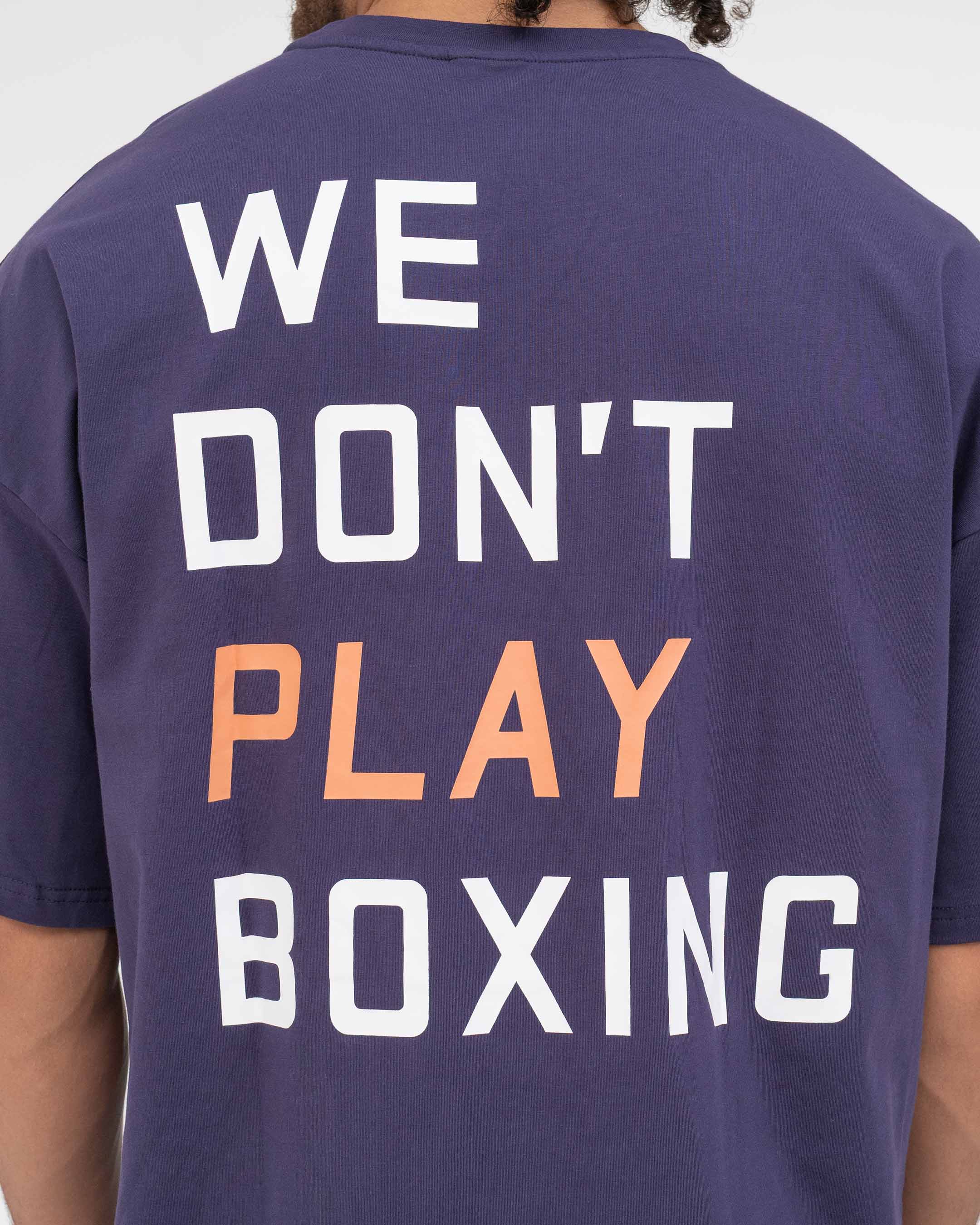 We Don't Play Boxing Oversized T-Shirt - Purple - Image 7