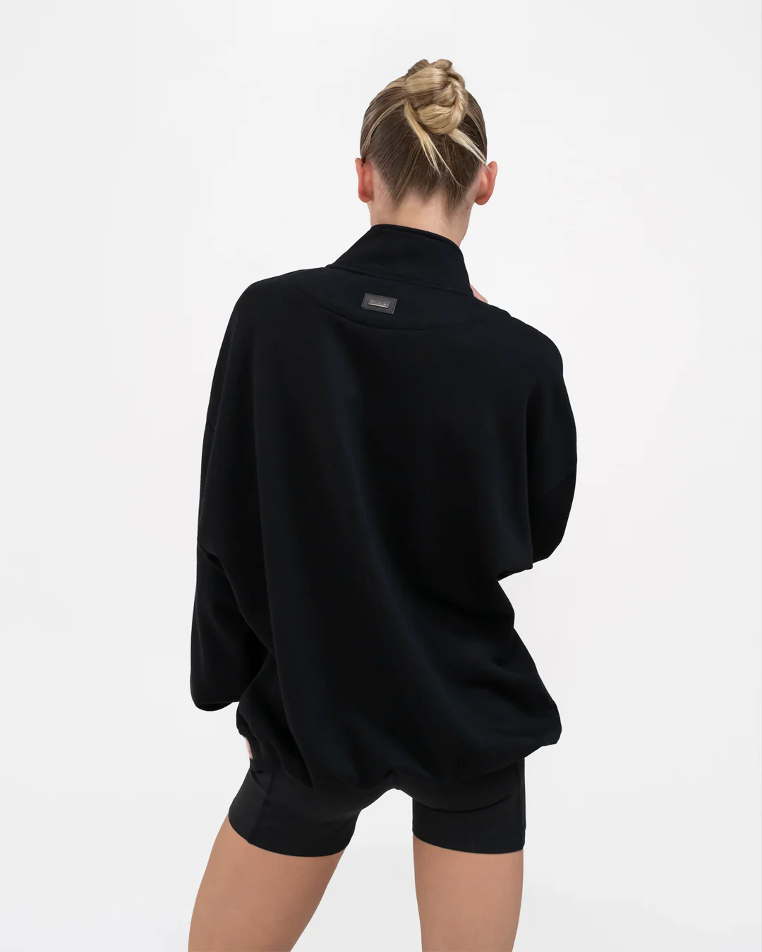 East Street 1/4 Zip - Black - Image 3