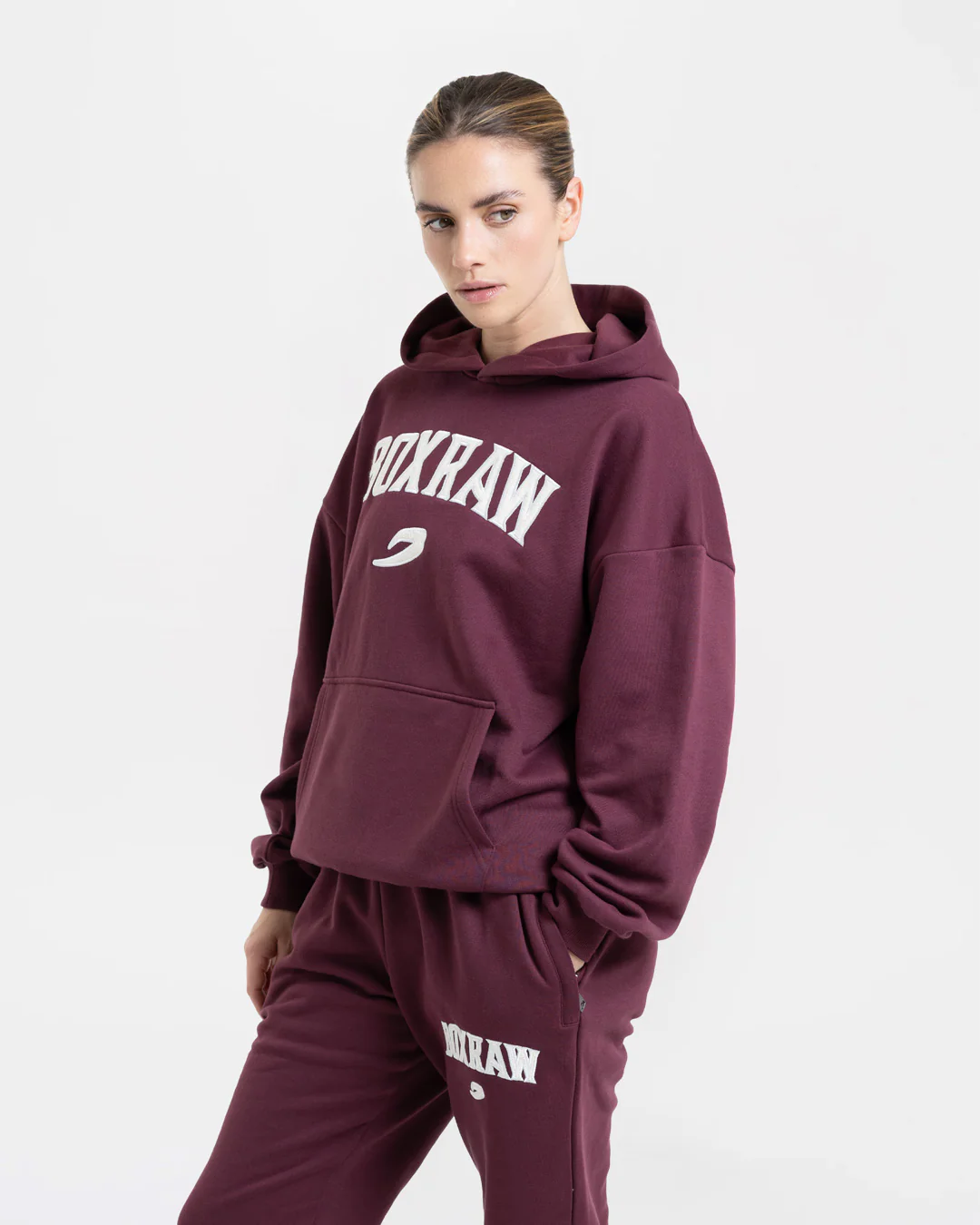 East Street Hoodie - Burgundy - Image 4